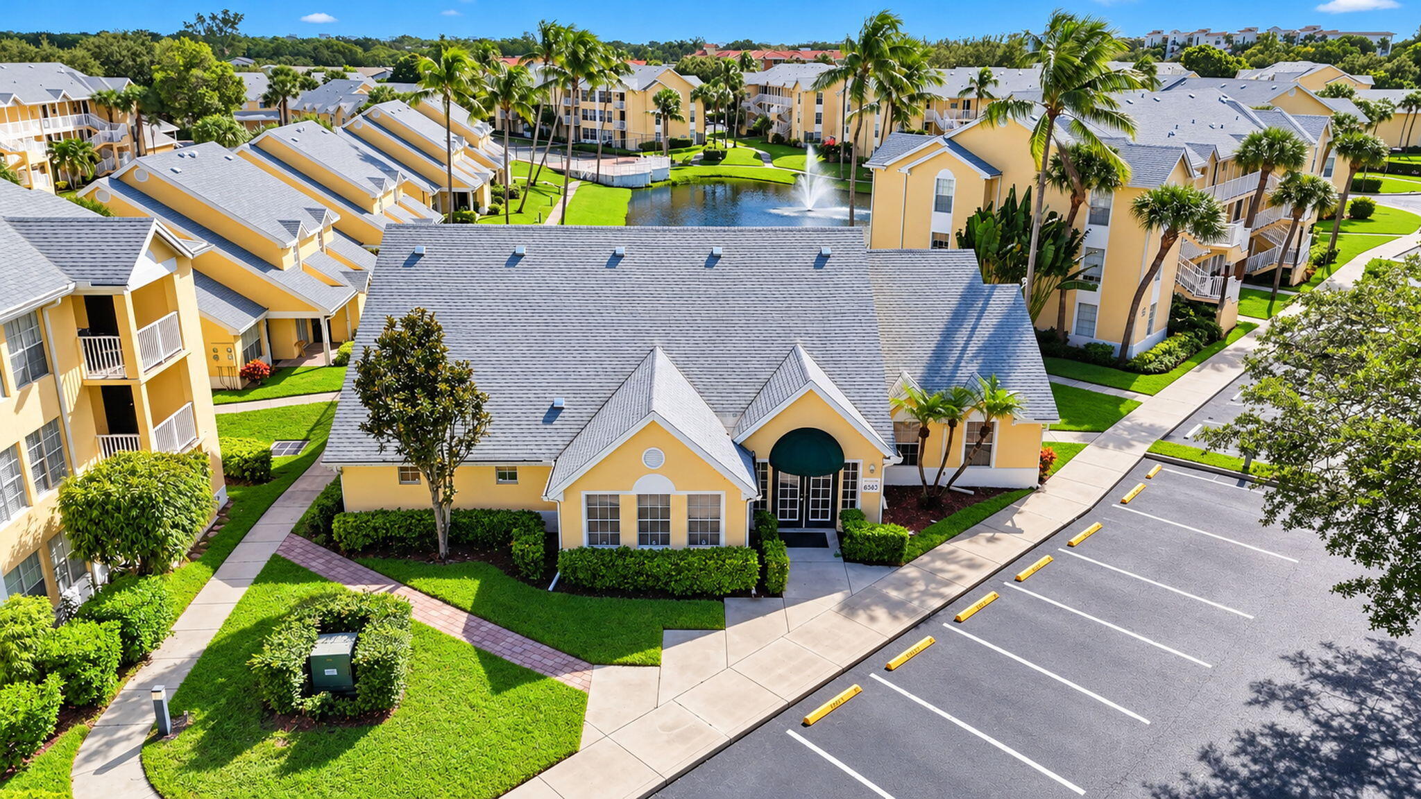 Clubhouse and gym