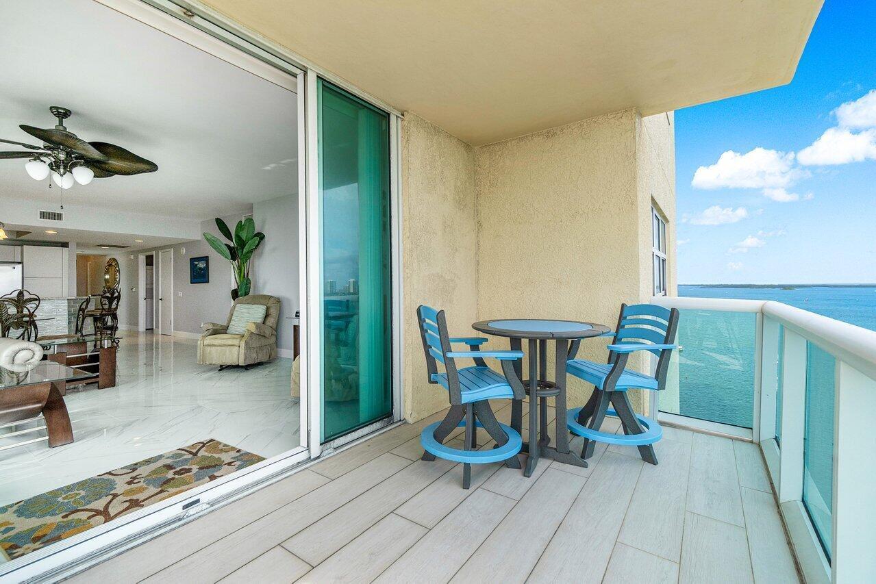 private balcony east facing