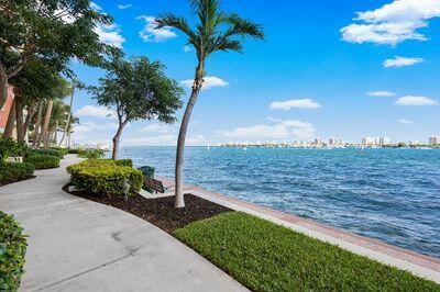 waterfront pet area and walking area