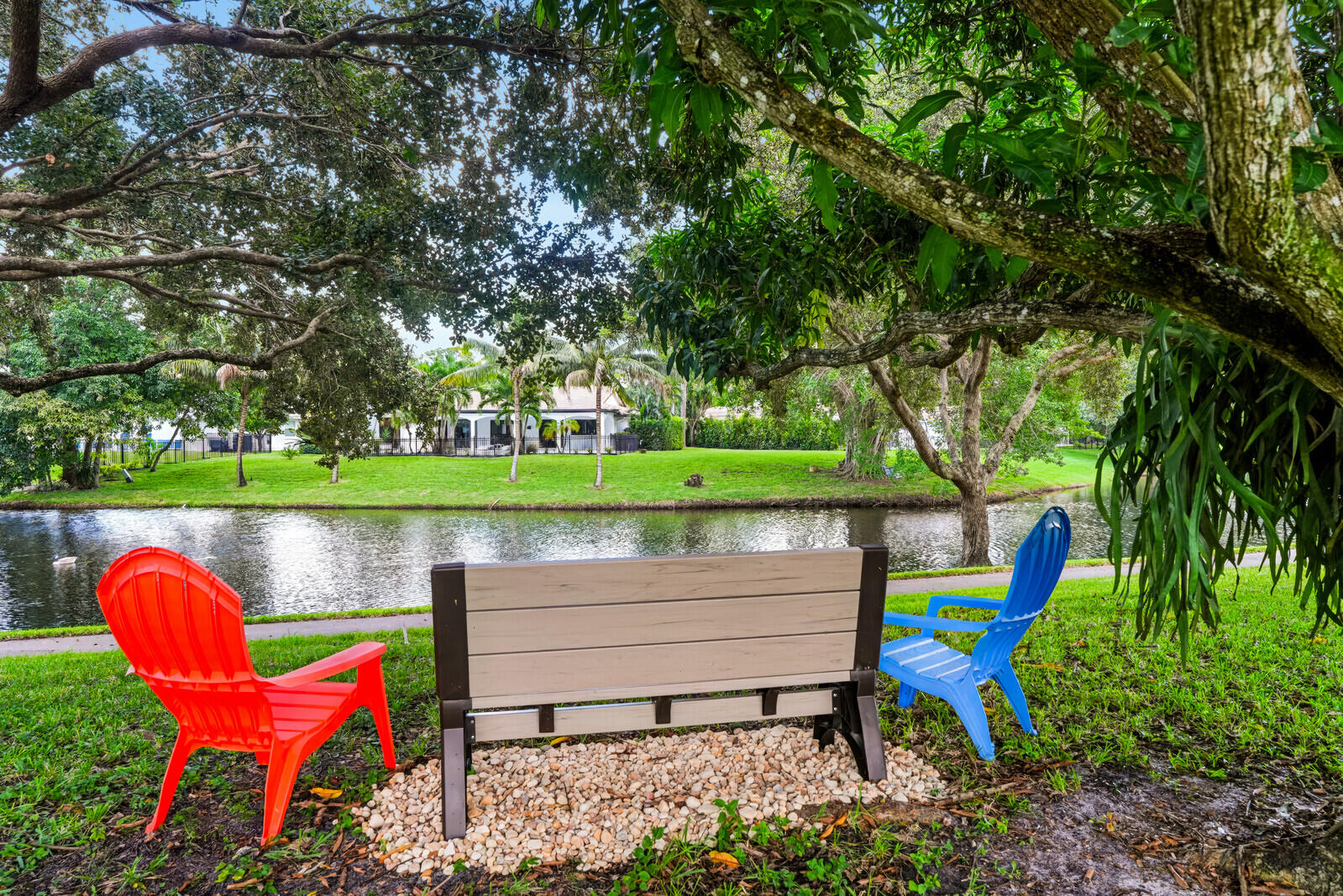 Lake View Private Seating Area