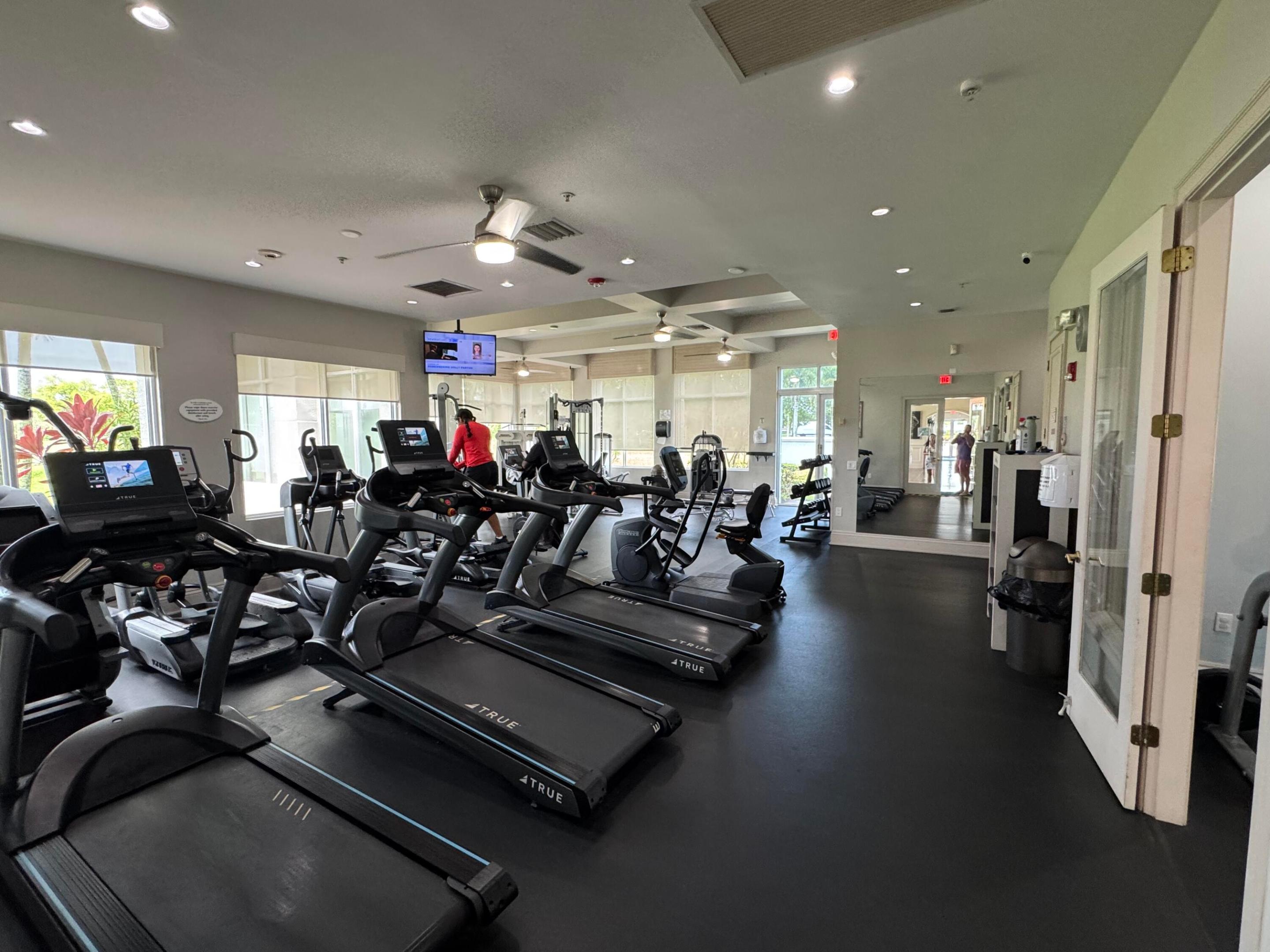 FITNESS AREA INSIDE THE CLUBHOUSE FACILITY