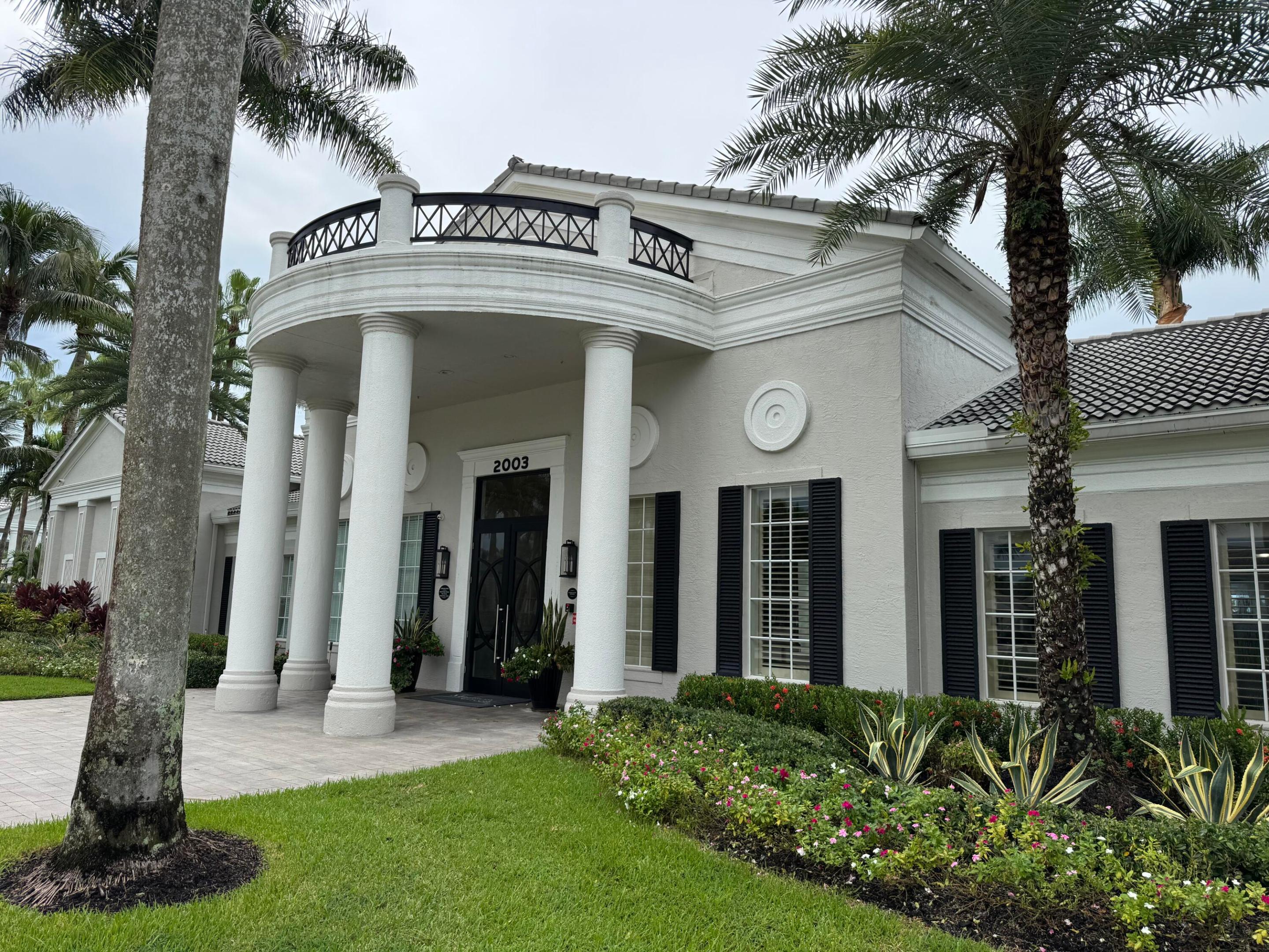 FRONT VIEW OF CLUBHOUSE ENTRANCE