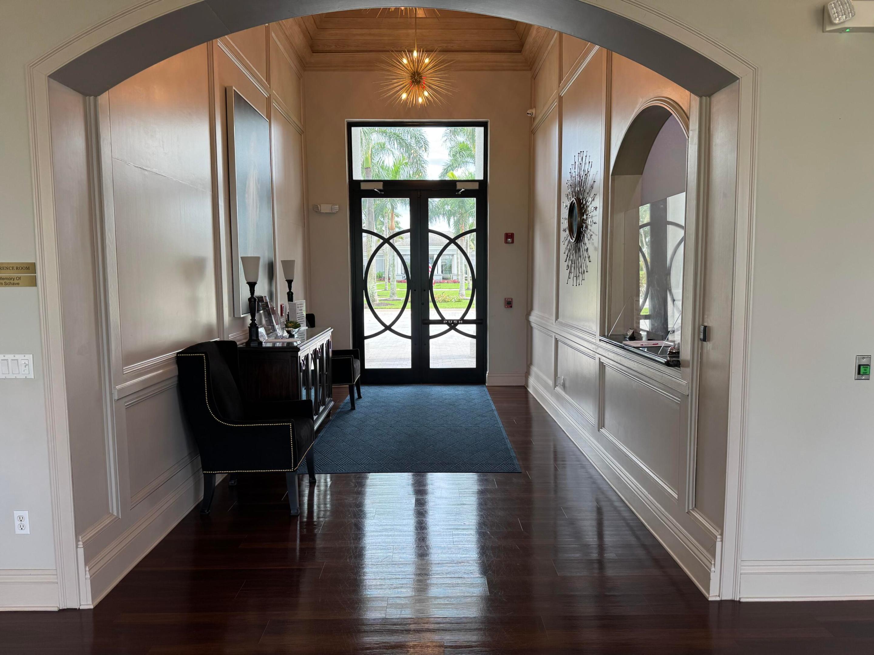 MAIN ENTRANCE TO CLUBHOUSE