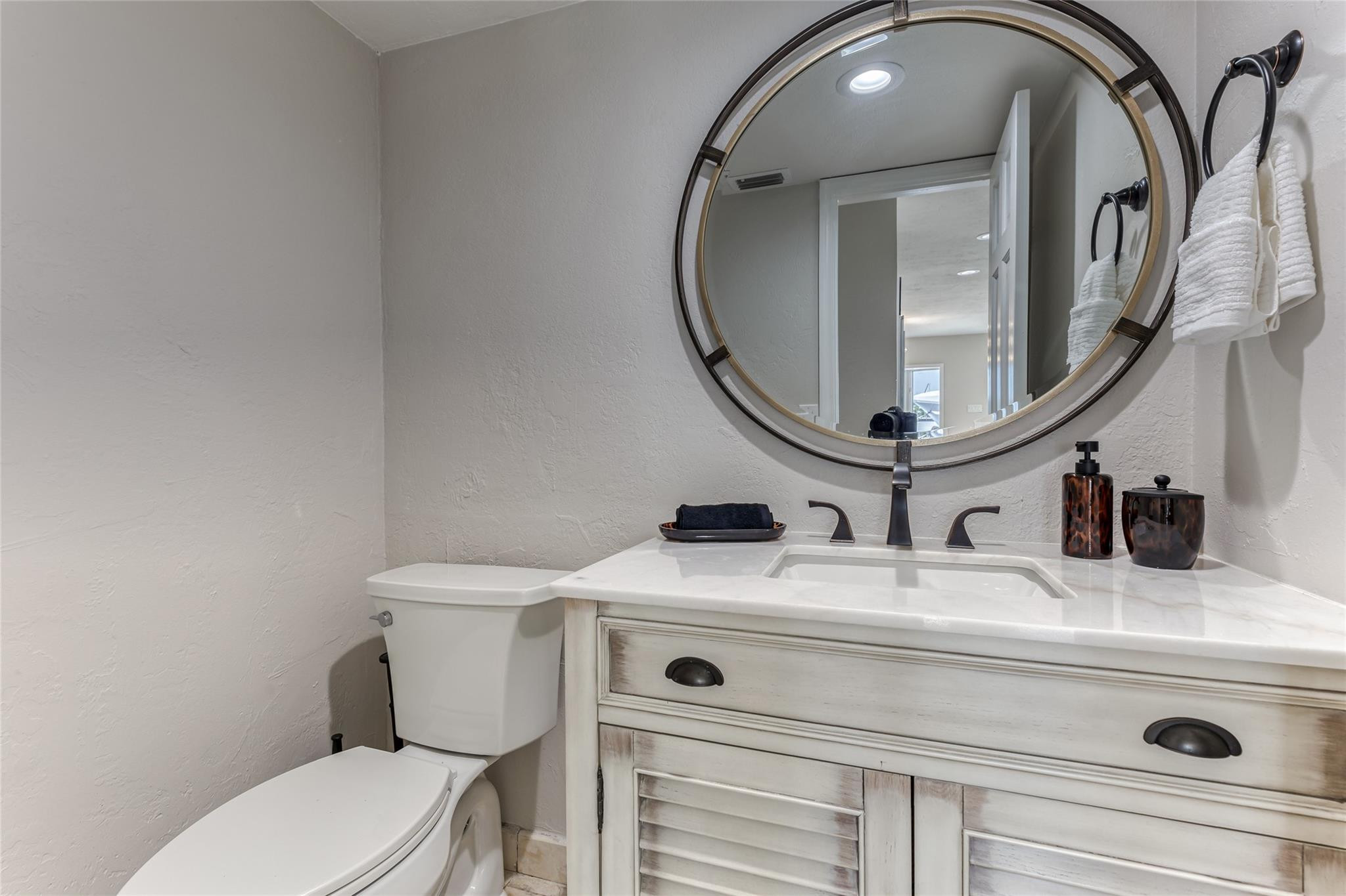 Half Bathroom located Downstairs