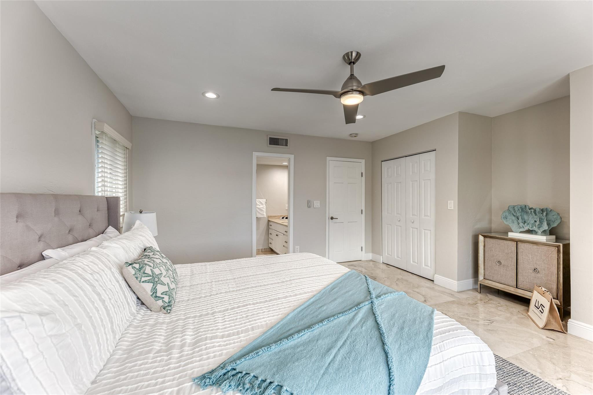 BEDROOM #5 (Downstairs) exits to Pool King Size Bed Jack n Jill Bathroom Smart TV