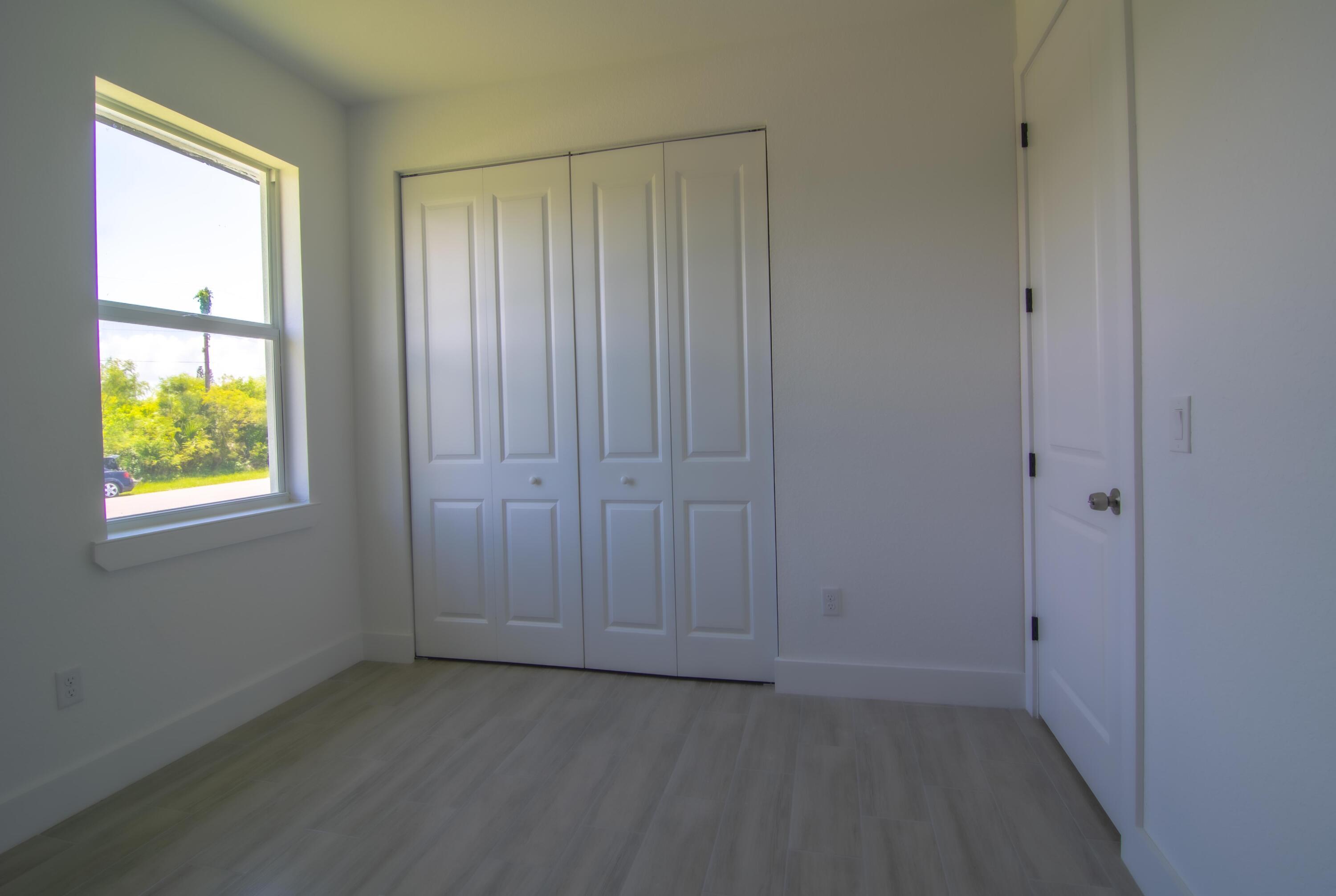 Bedroom with Double Closet