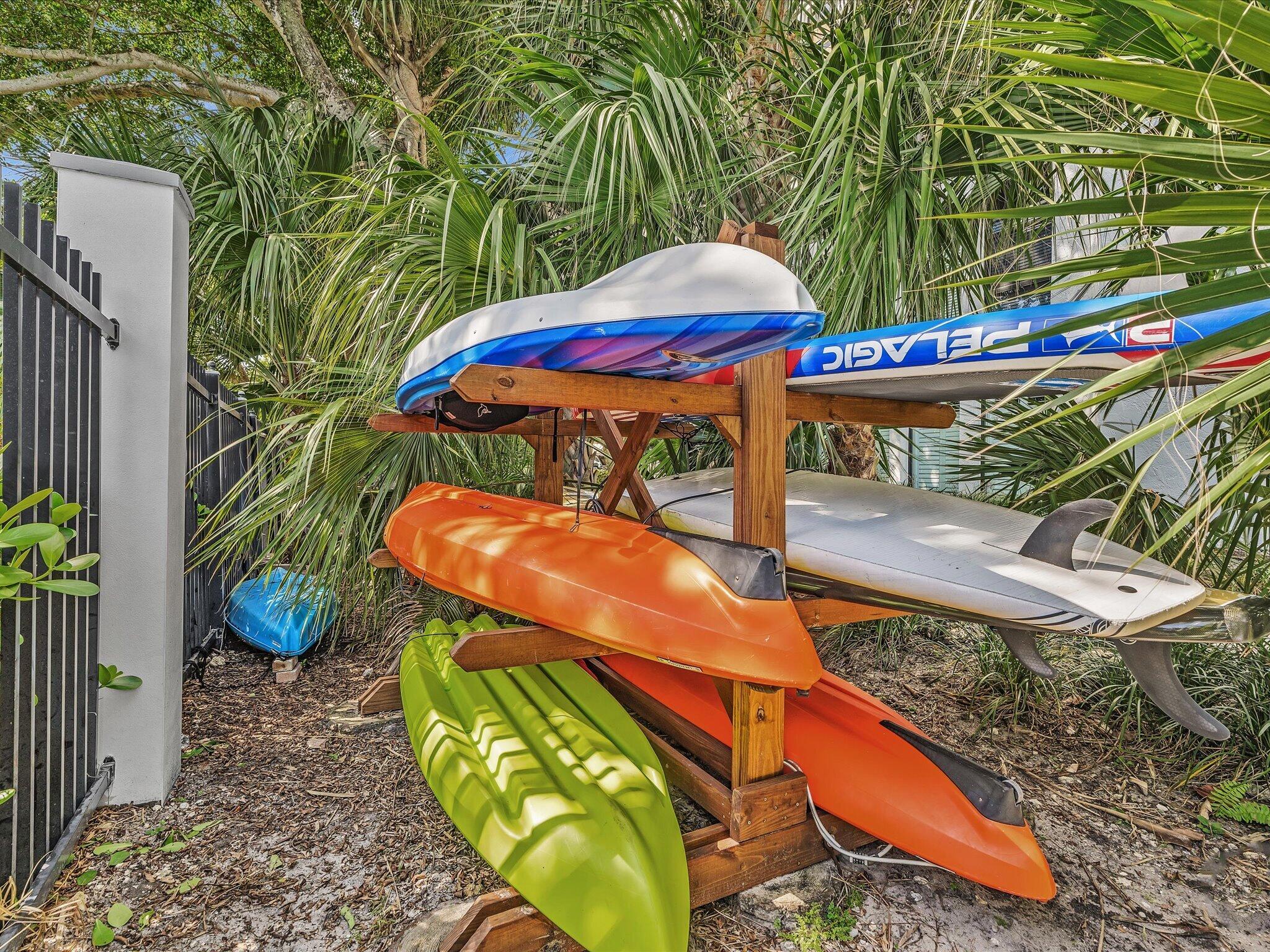 kayak storage