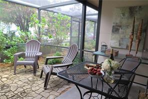 Front screened patio for exclusive use of resident.