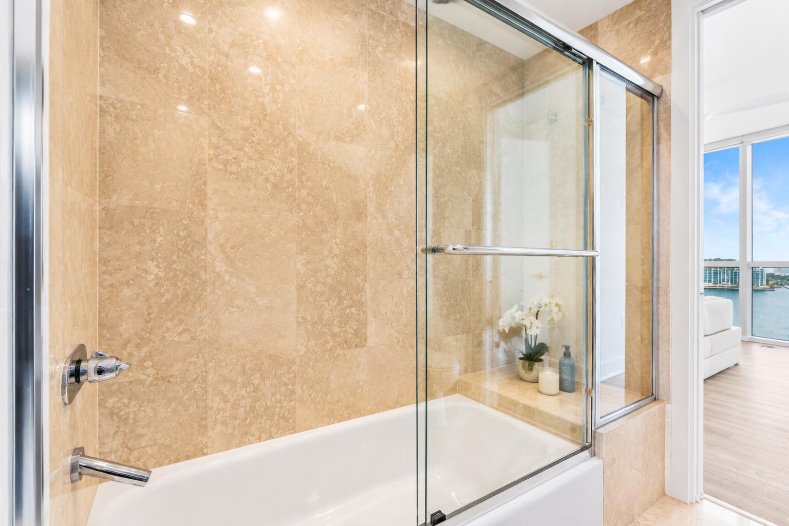 Guest Bathroom with Bay Views