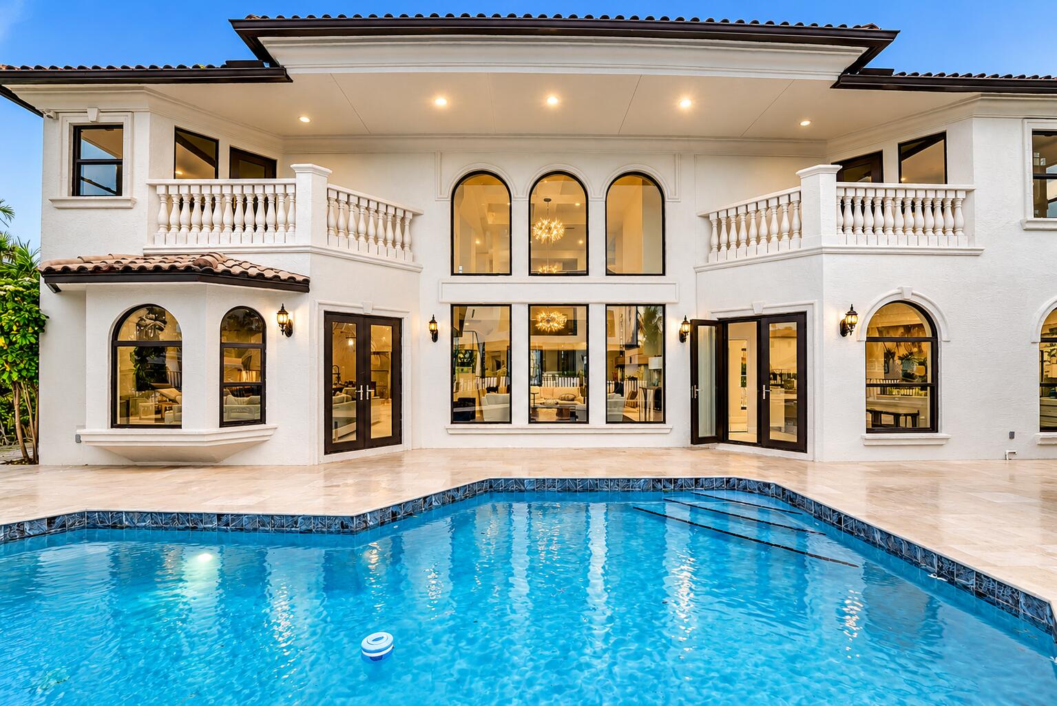 Symmetrical Mediterranean Mansion by the Symmetrical Mediterranean Mansion by the