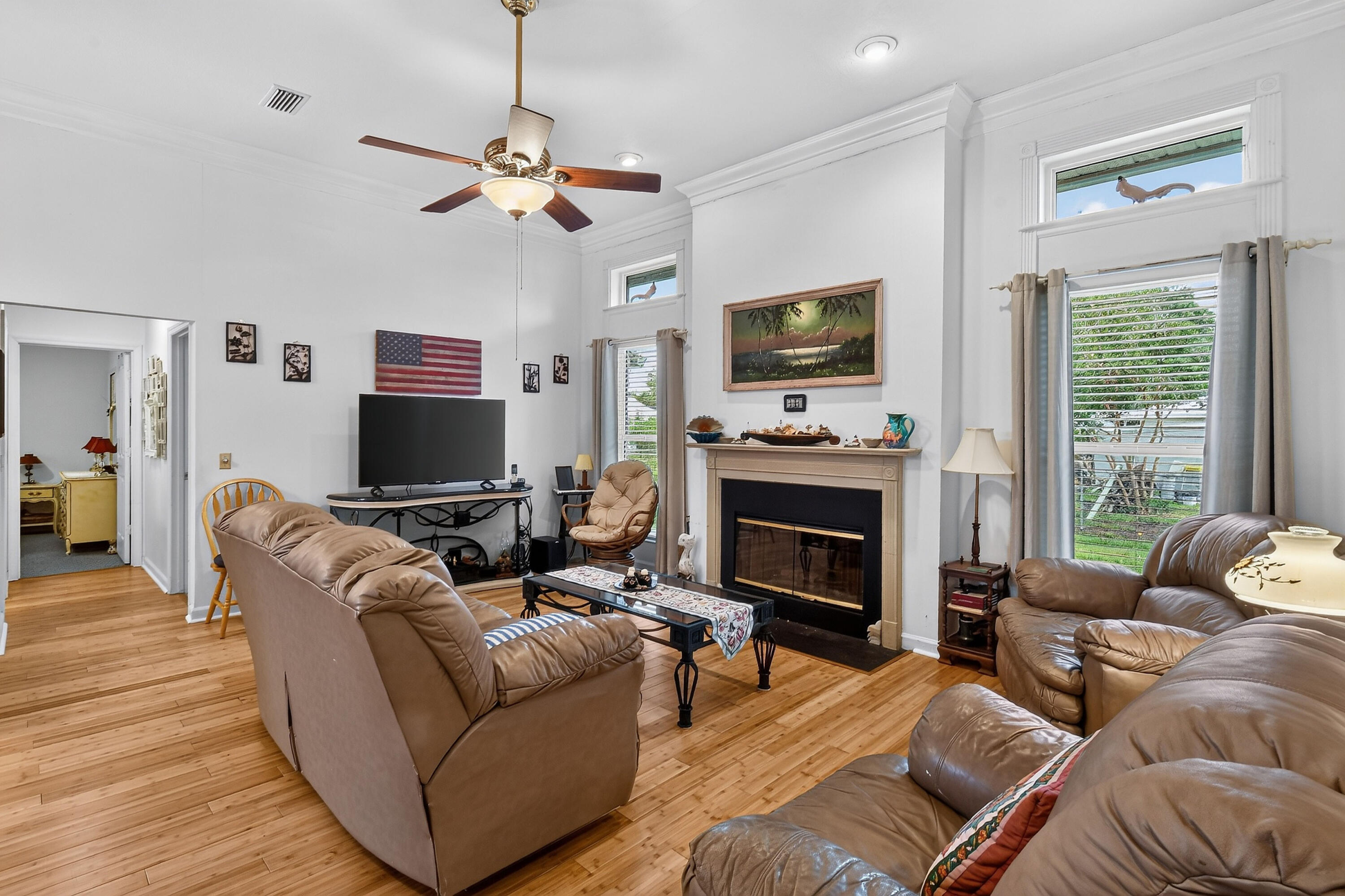 Family Room with Fireplace