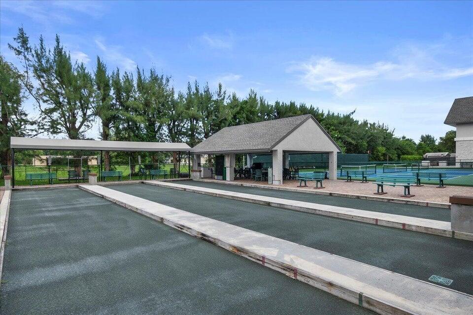 Bocce court