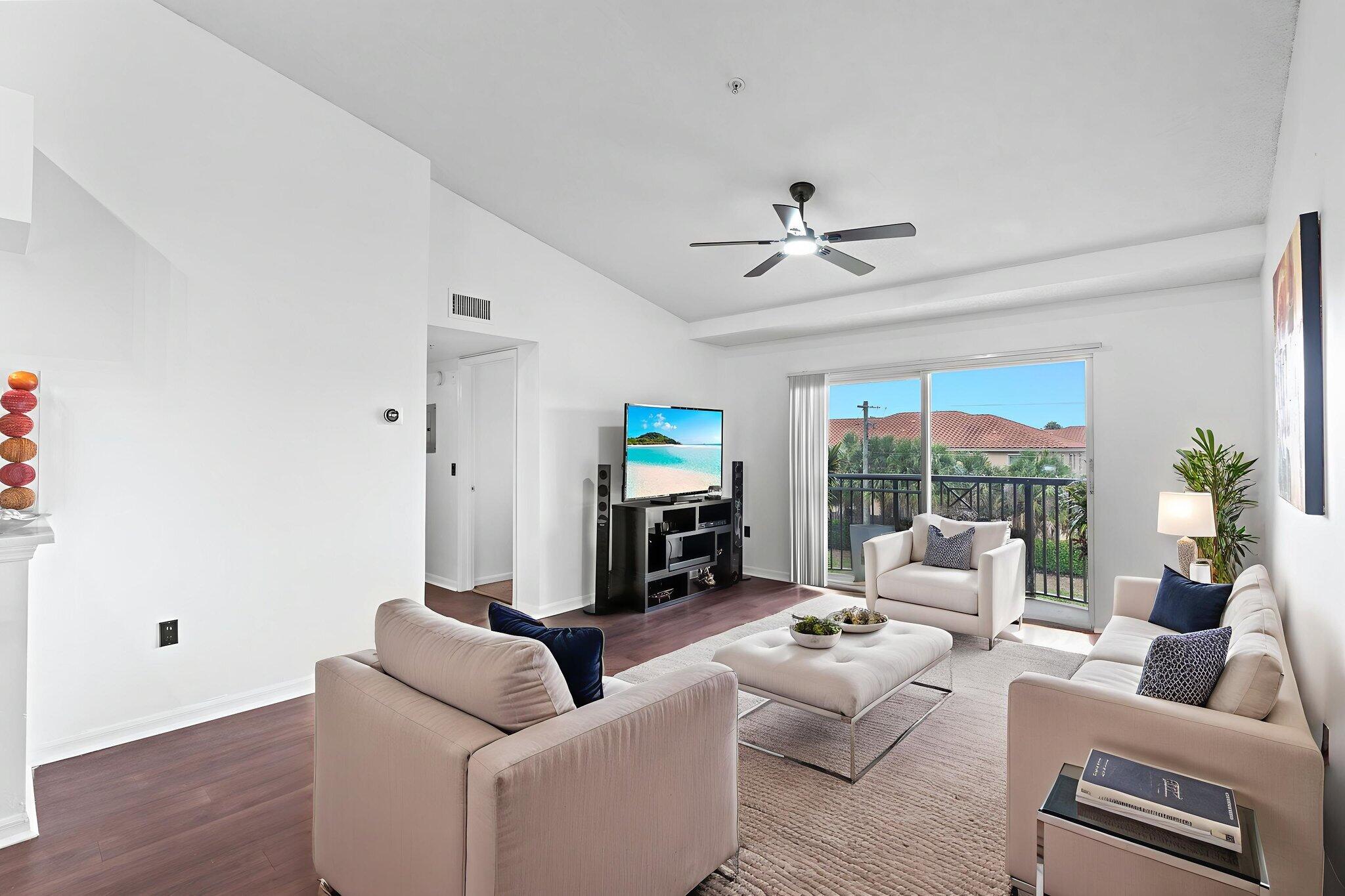Living Room - virtually staged
