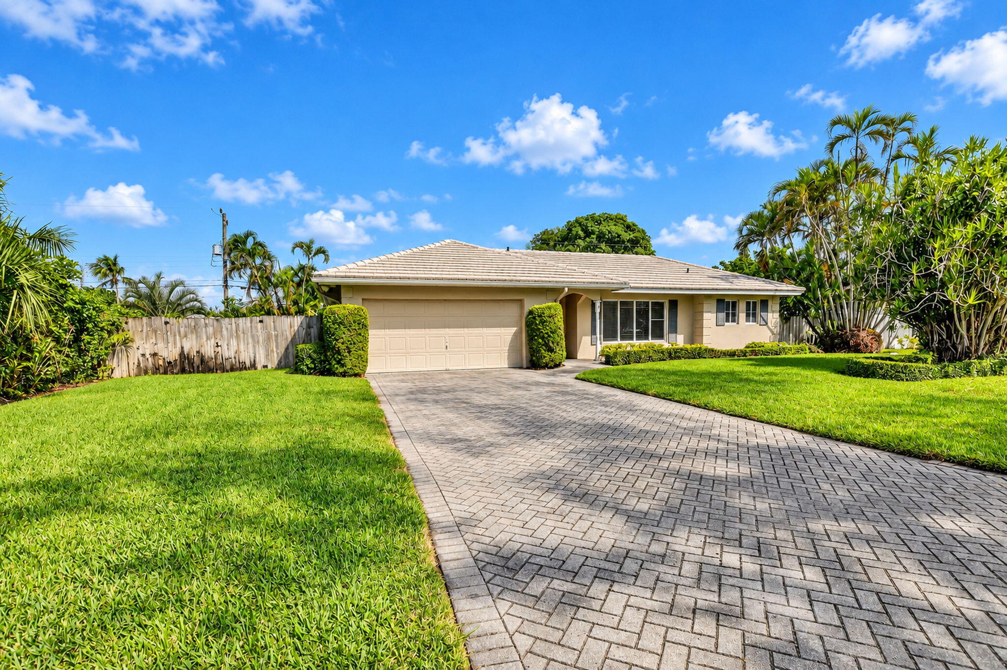 Front Exterior with Paver Driveway Front Exterior with Paver Driveway