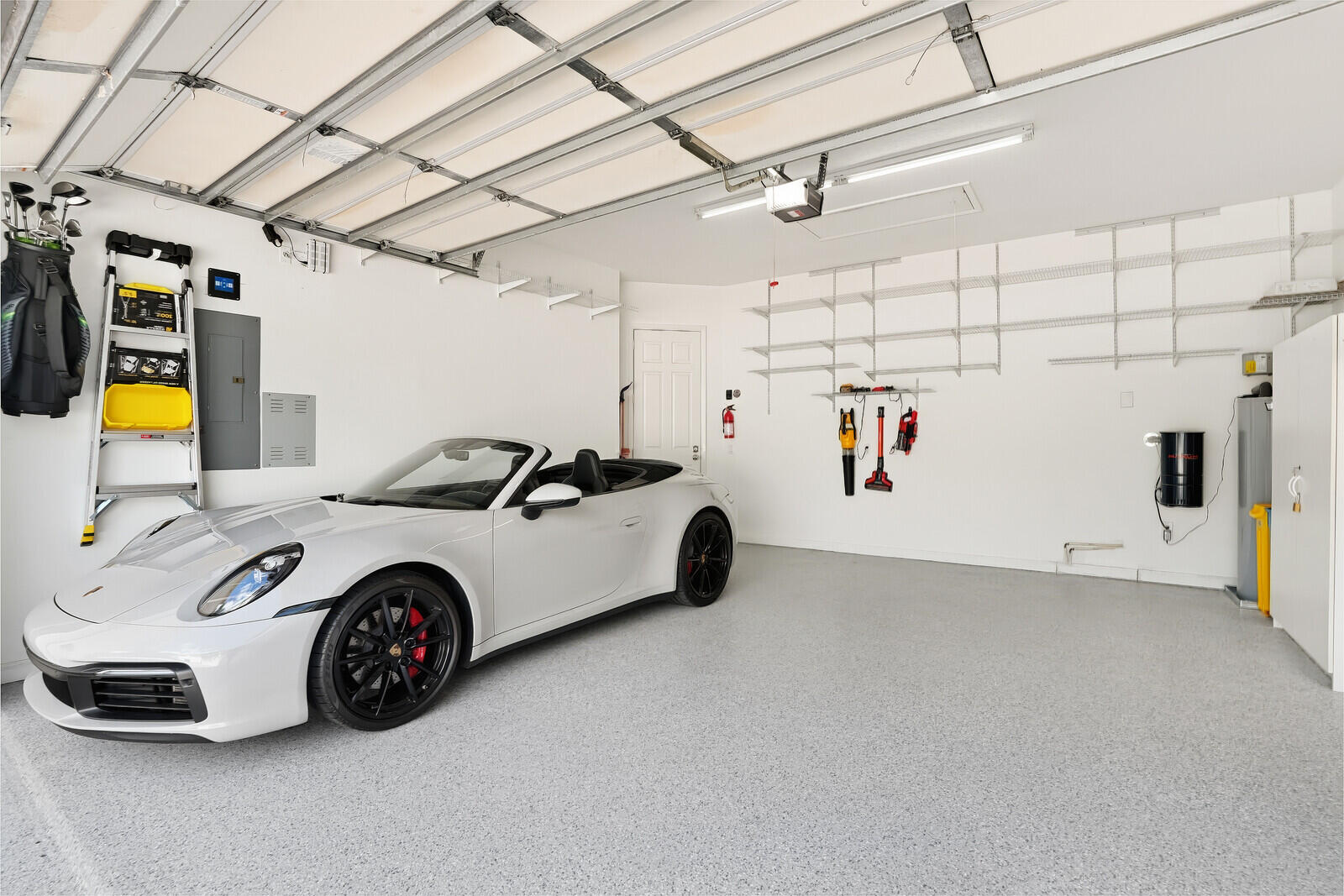 Garage with New Epoxy floors