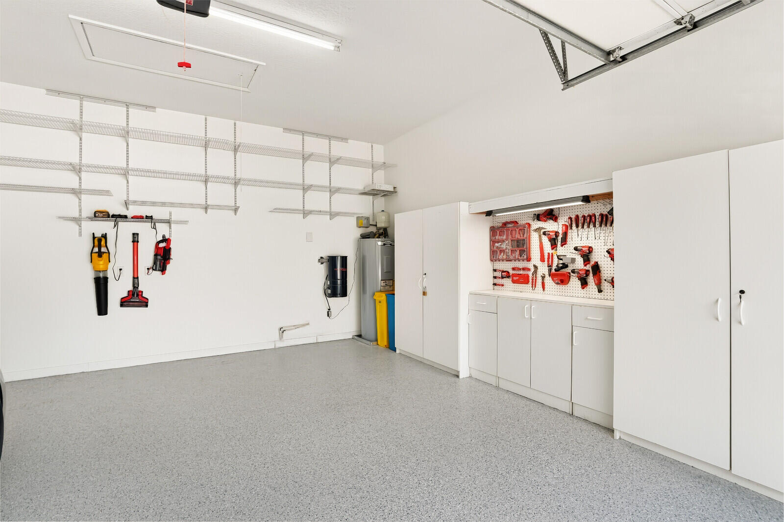 Garage with New Epoxy floors