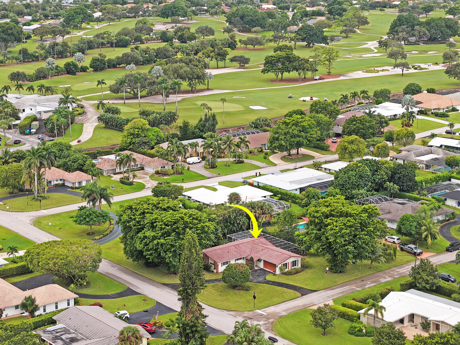 Oversized corner lot