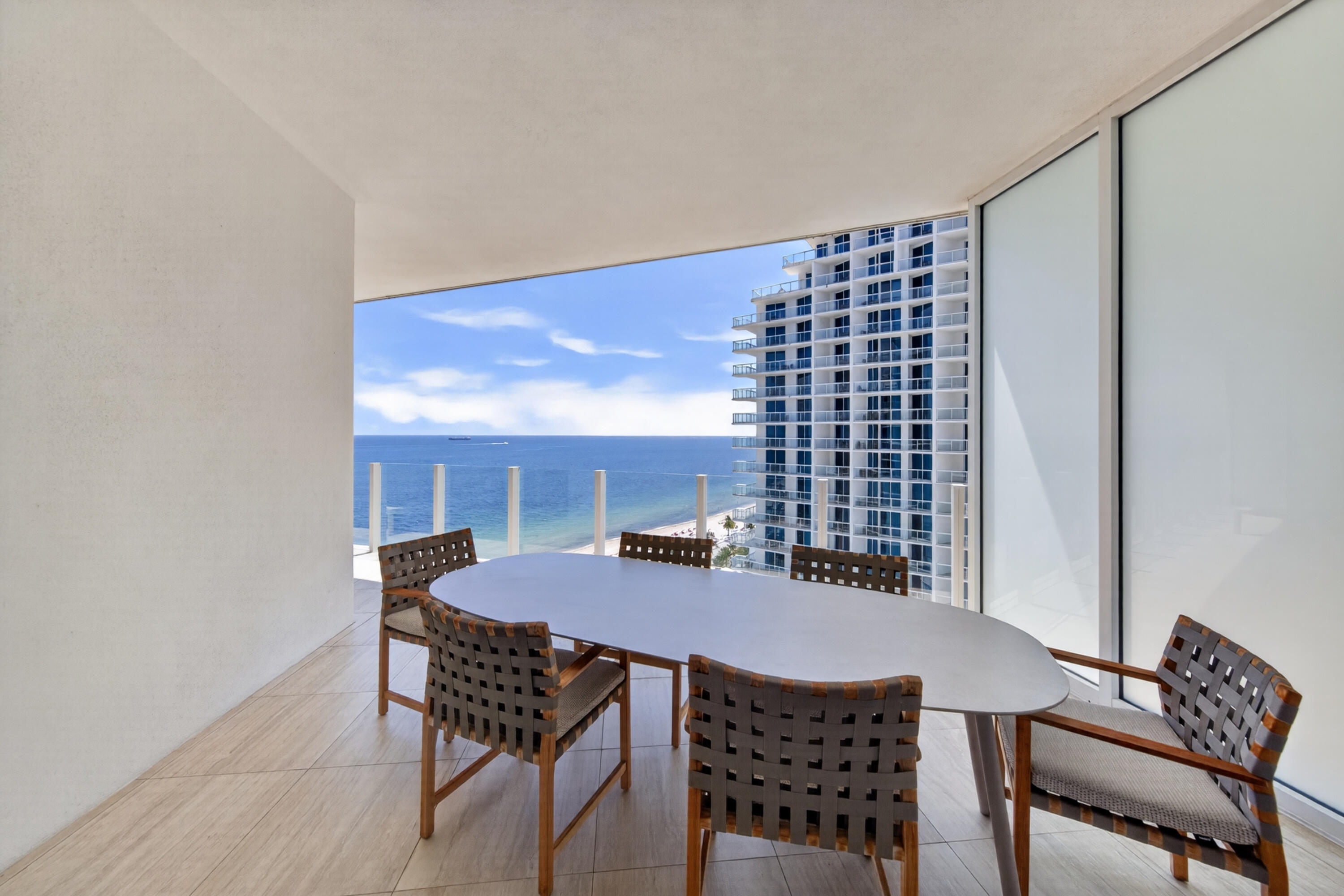 Ocean Views from all balconies & suites of private 2 Bedroom Residence.