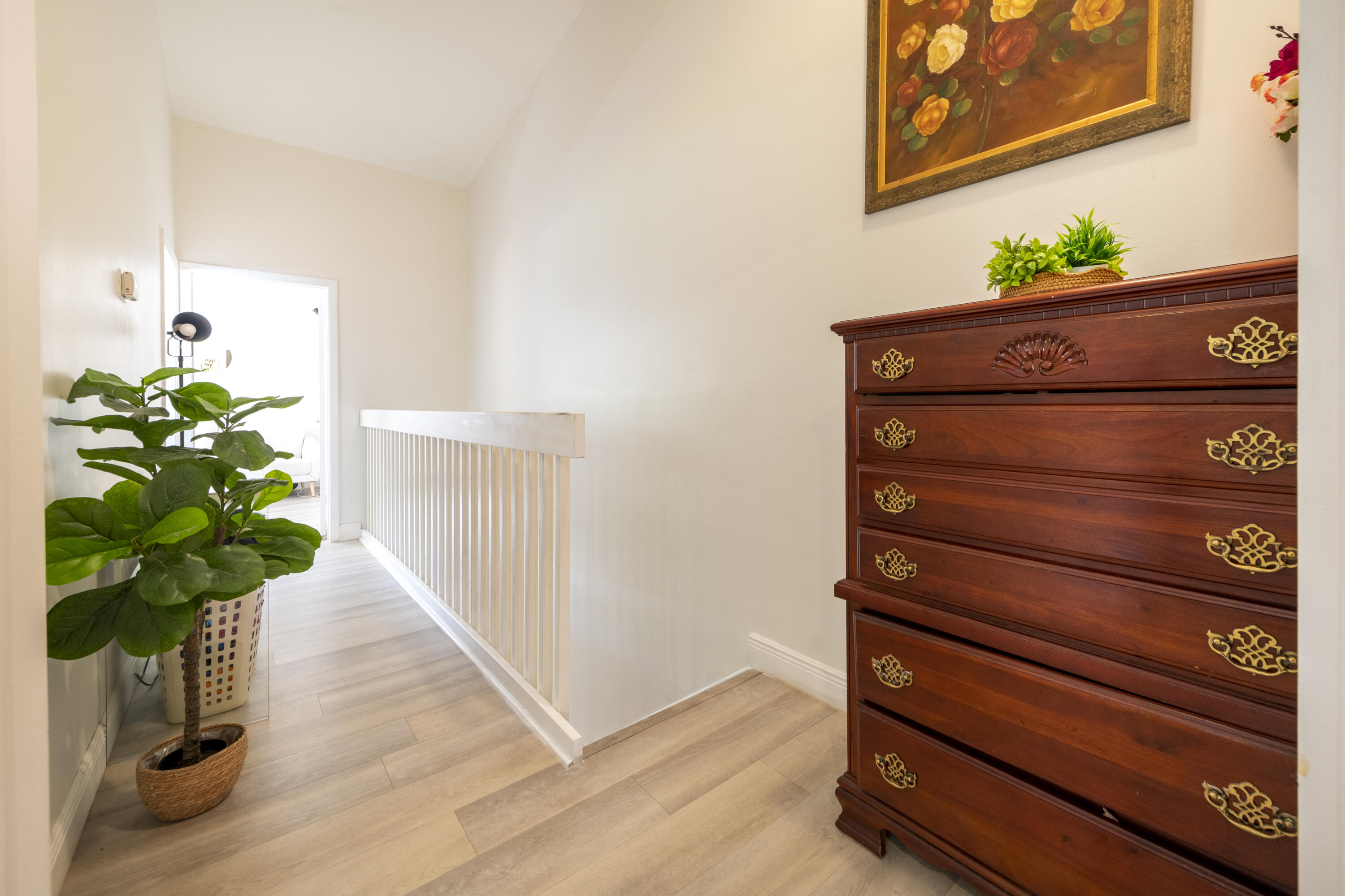 upstairs hall way