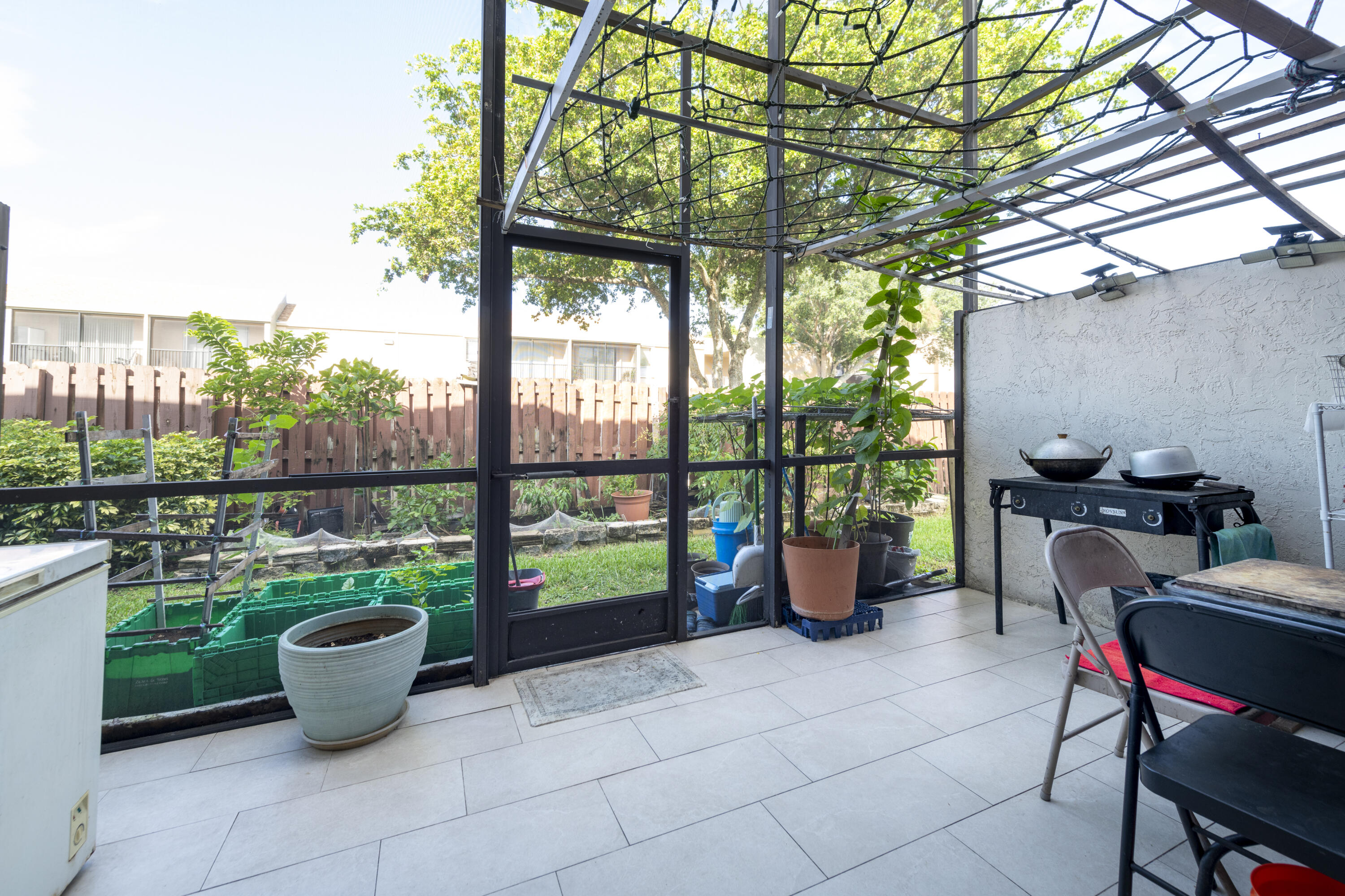 back screened patio