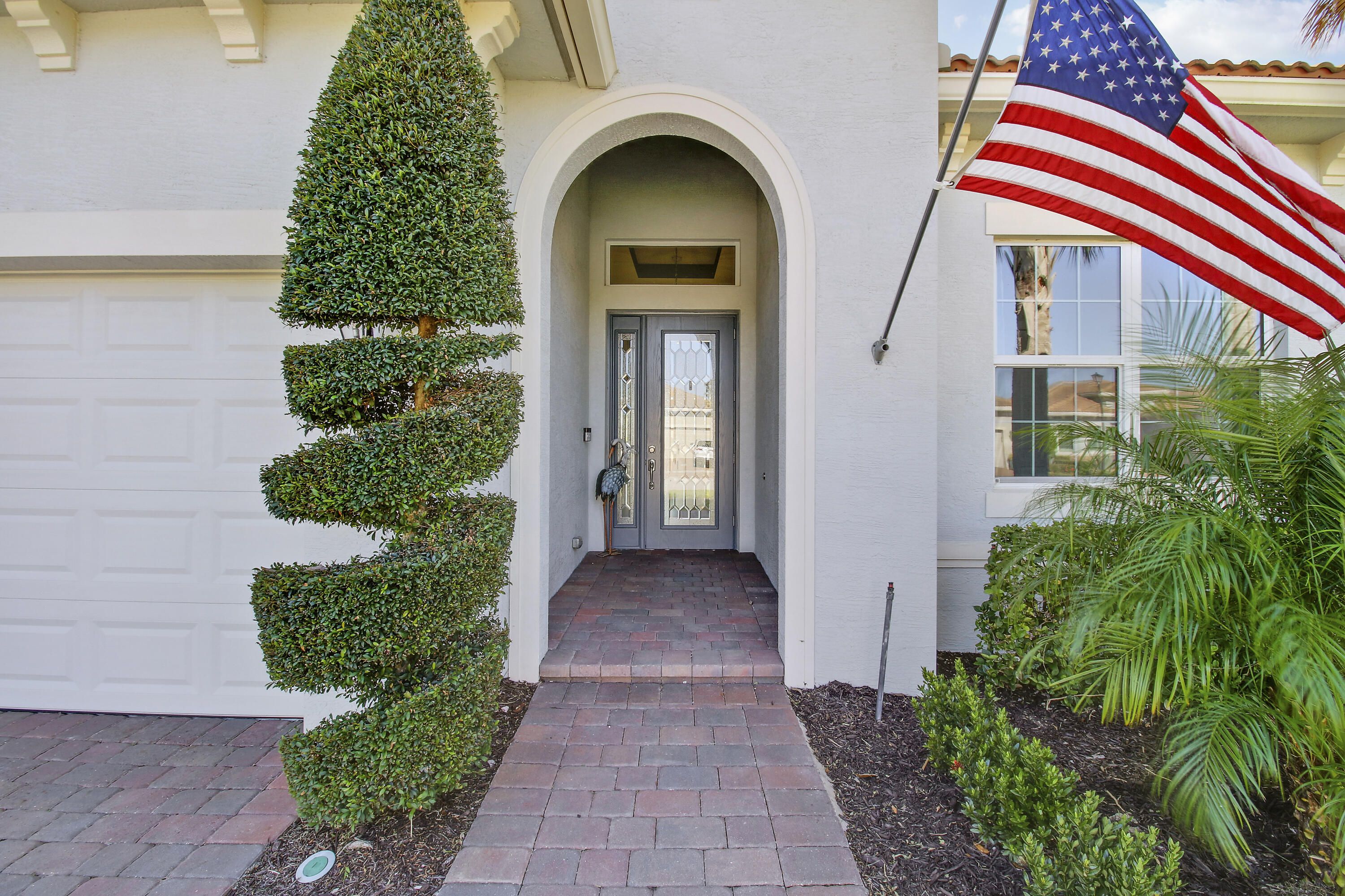 Covered Entry w/ Glass Door