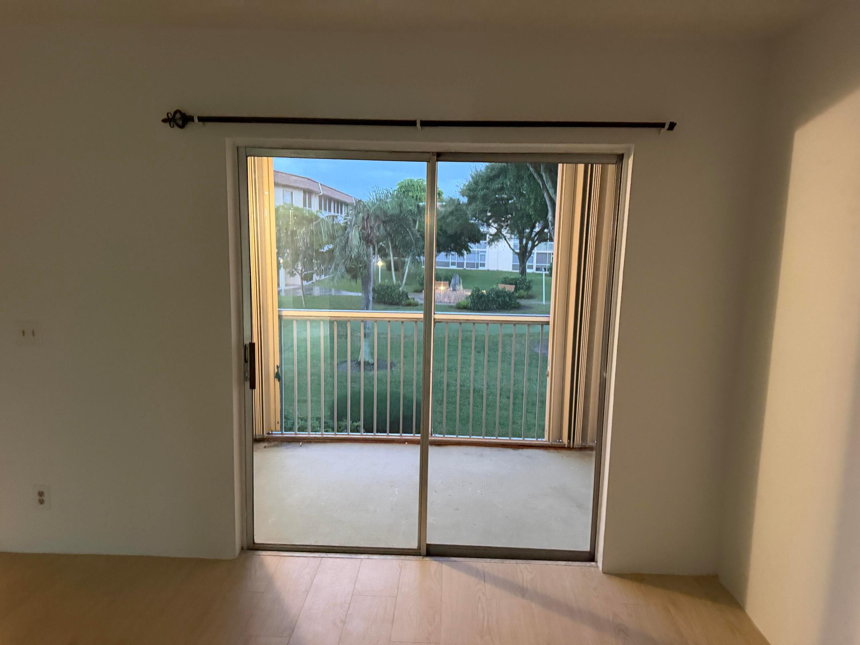 Sliding doors from Bedroom to patio