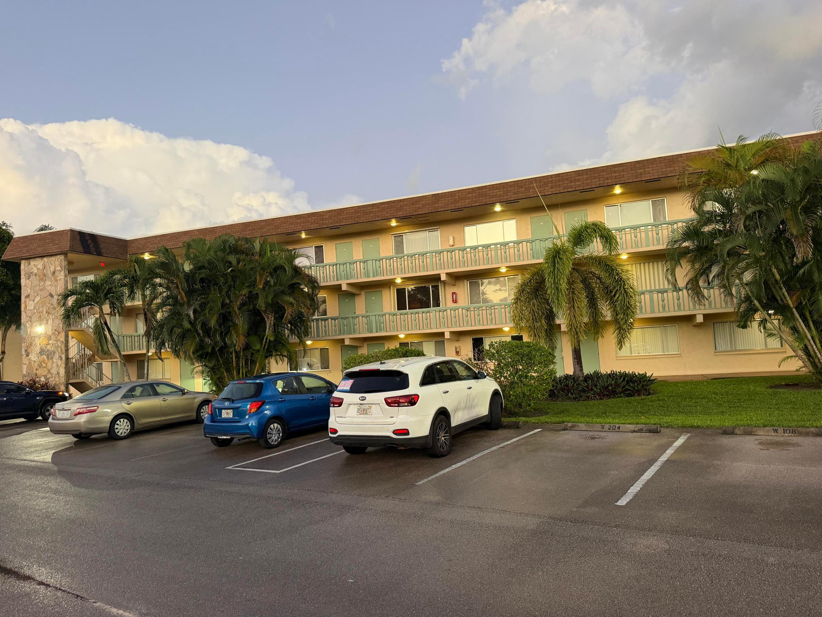 Exterior view-Condo is on 2nd floor of 3 story building