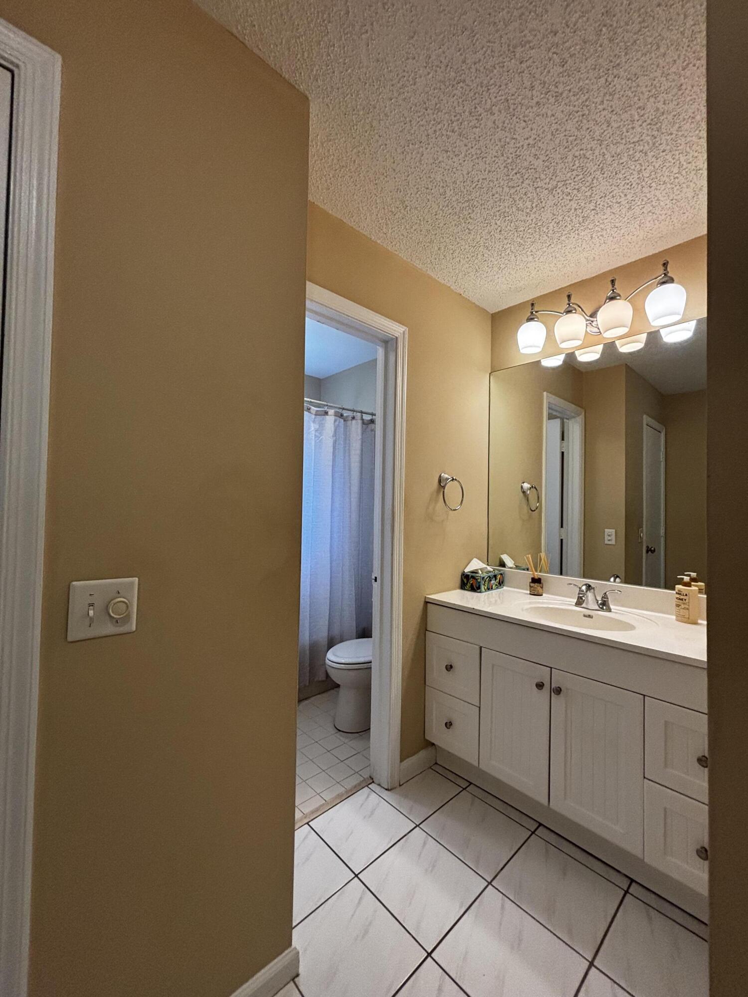 Primary Bedroom vanity area and bathroom