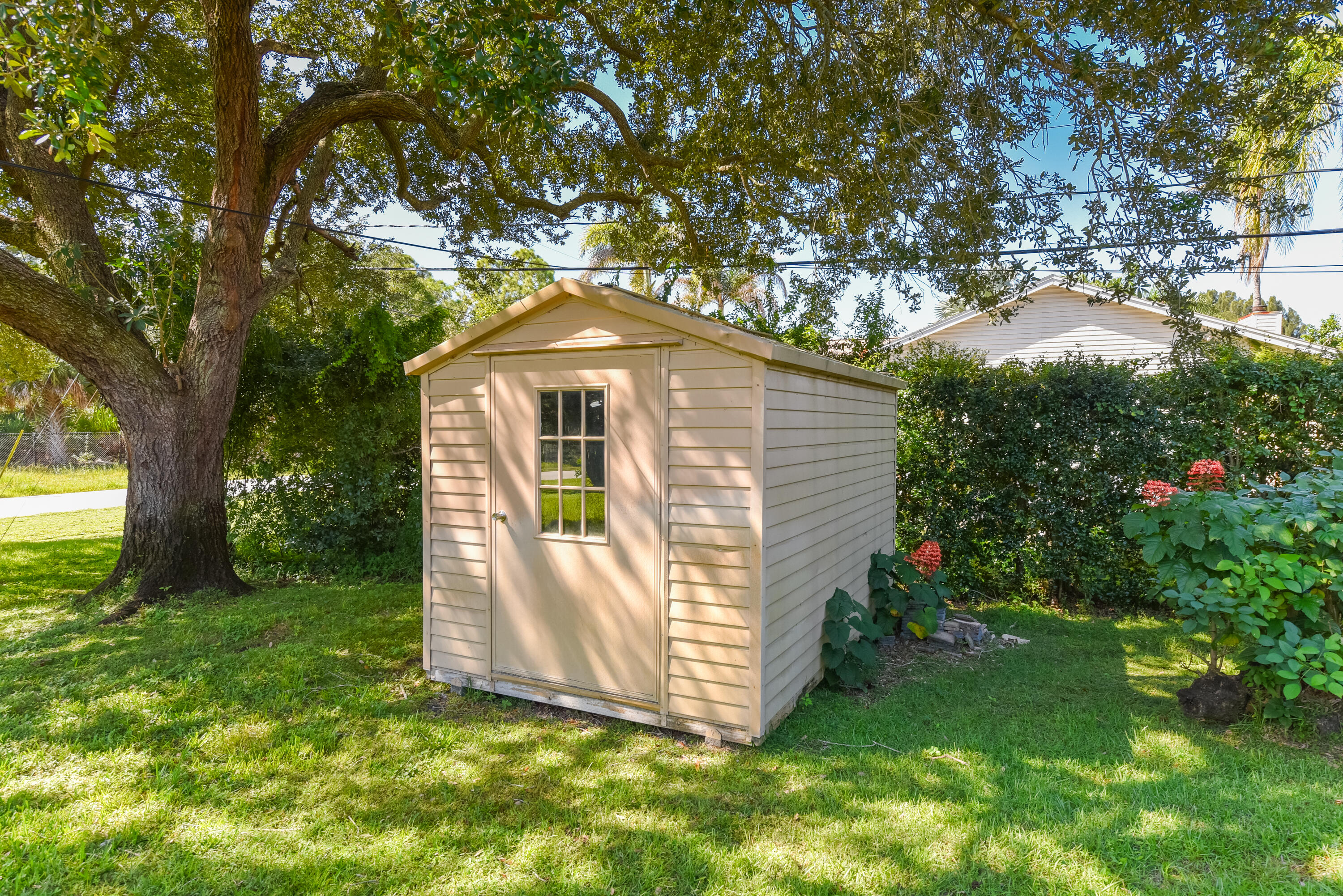 Extra storage is a bonus! This property features two outdoor storage sheds, one equipped with electricity. Perfect for tools, lawn equipment, hobbies, and additional storage needs!