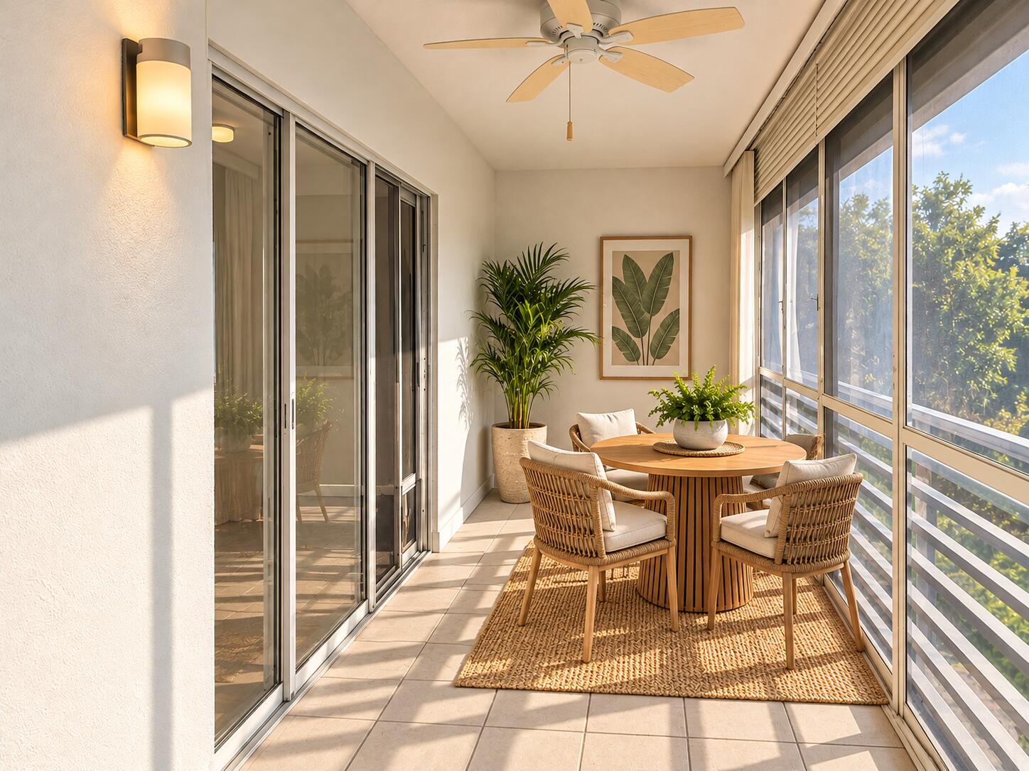 Virtually Staged Patio
