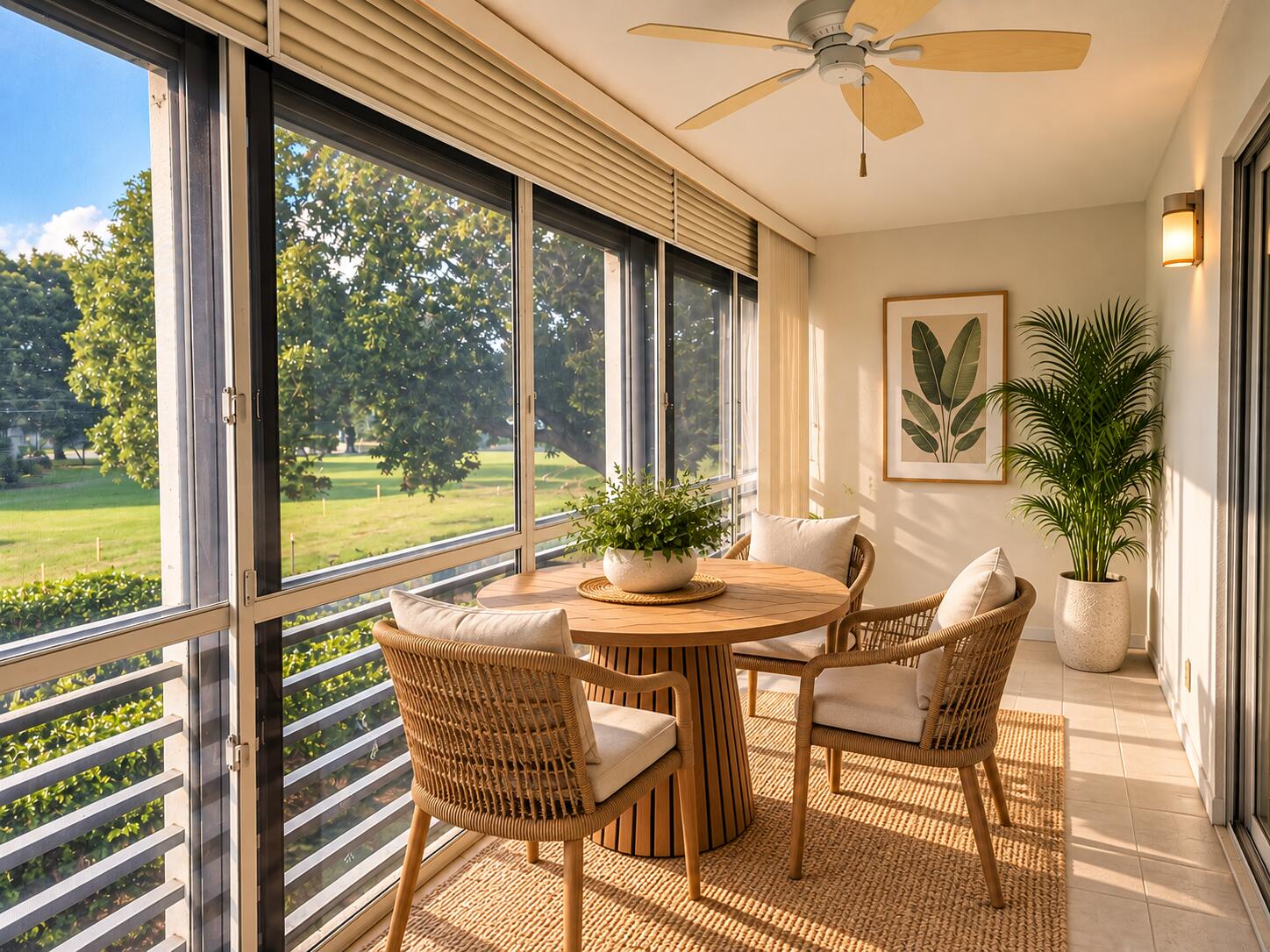 Virtually Staged Patio