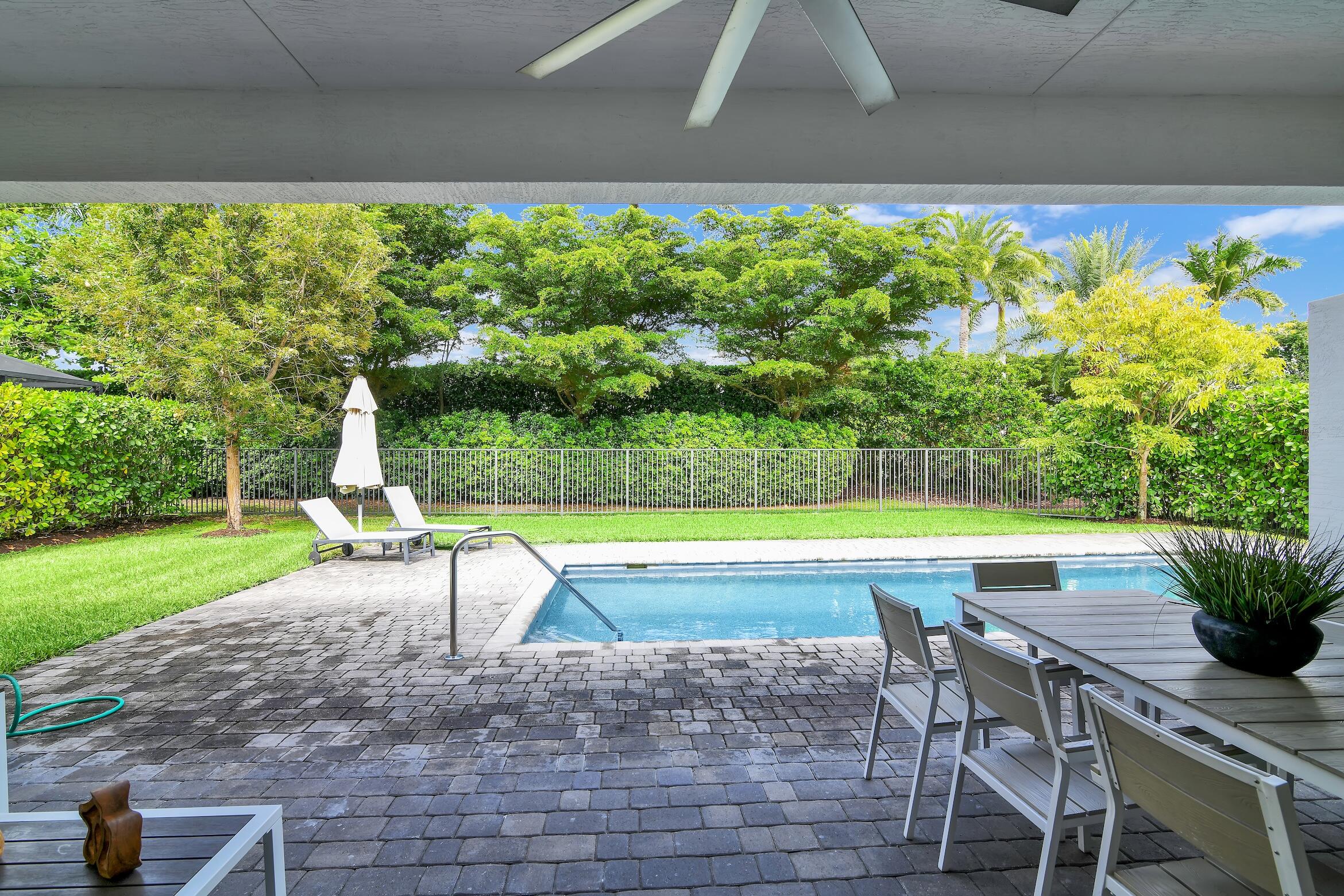 Covered patio