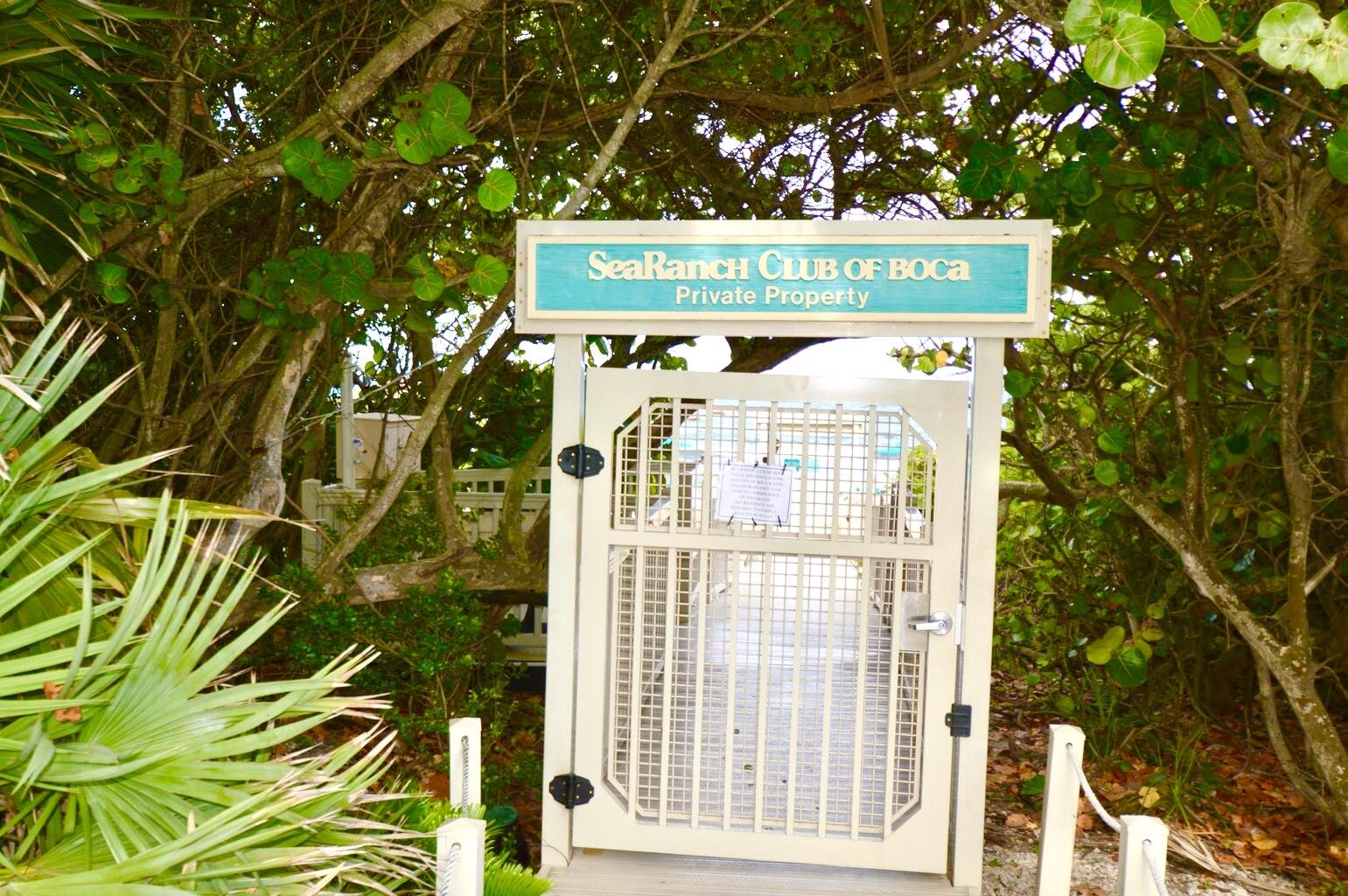 SEA RANCH CLUB BEACH ENTRANCE