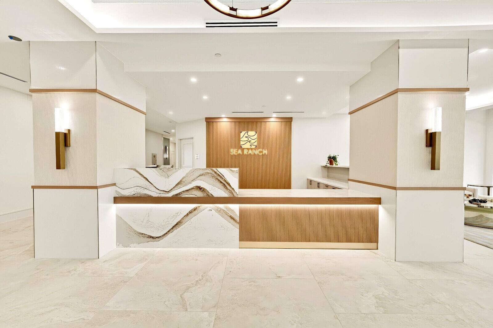 NEWLY-DESIGNED LOBBY