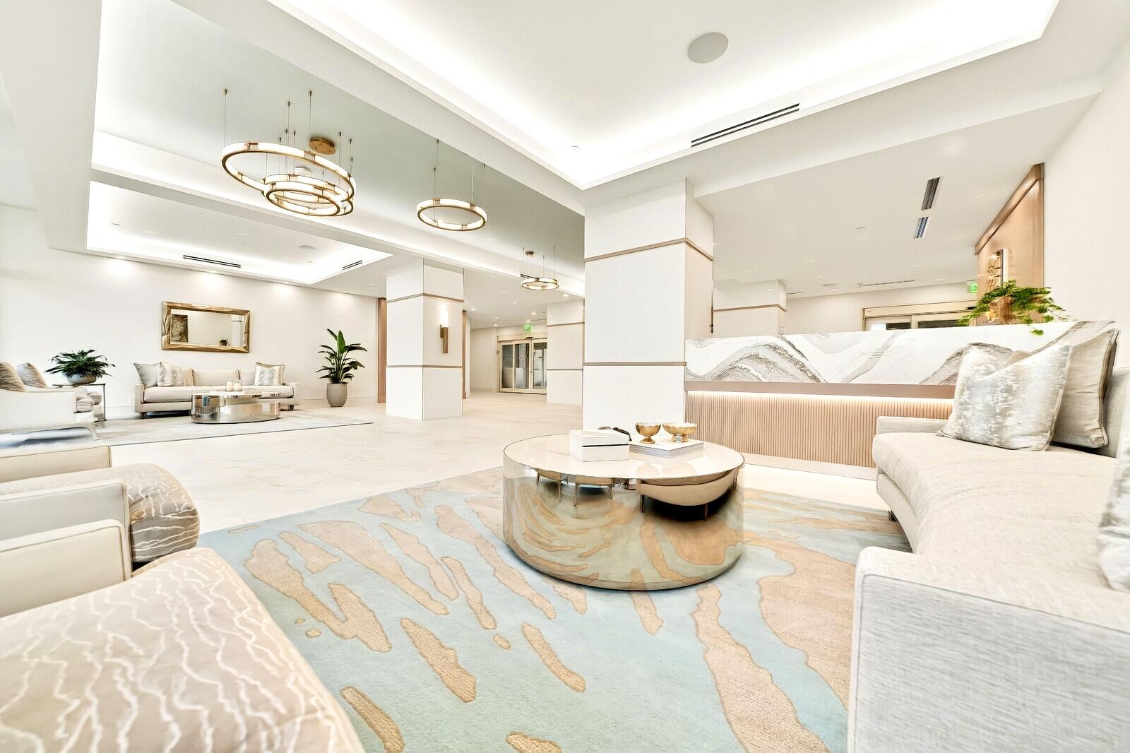 NEWLY-DESIGNED LOBBY
