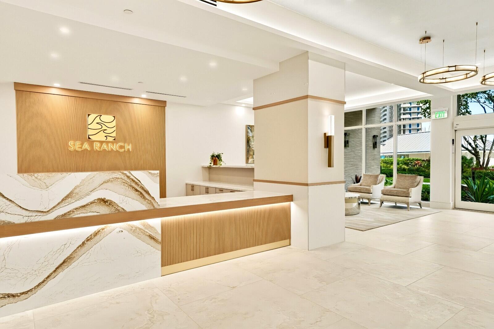 NEWLY-DESIGNED LOBBY