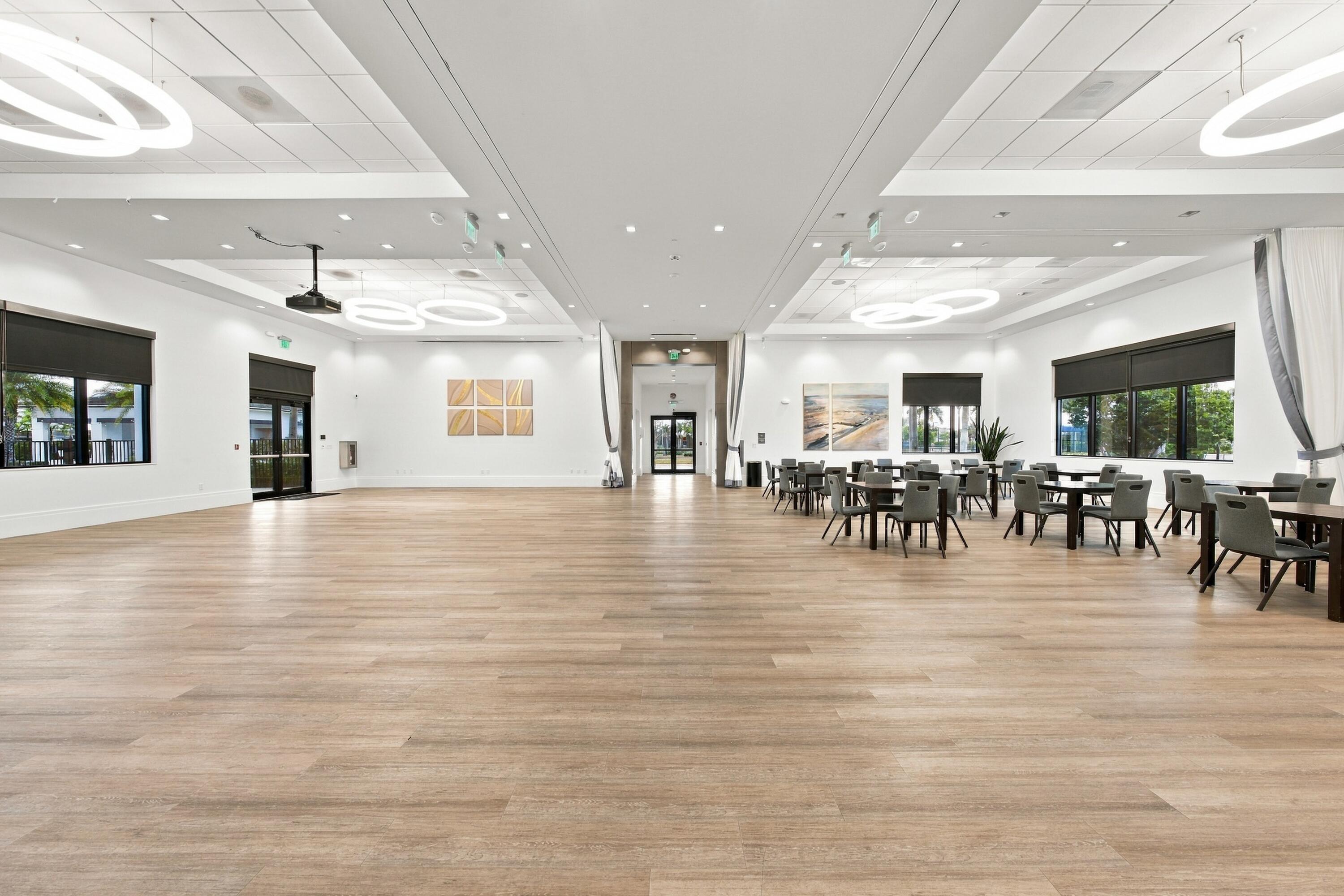 Cresswind clubhouse room for events like bingo