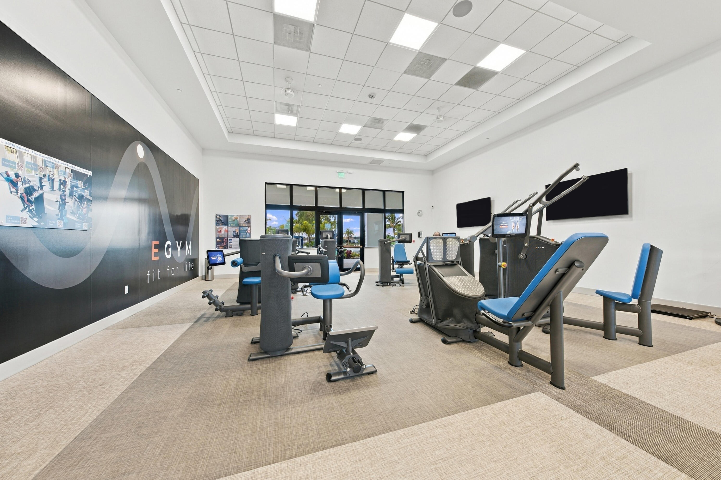 Cresswind clubhouse fitness center