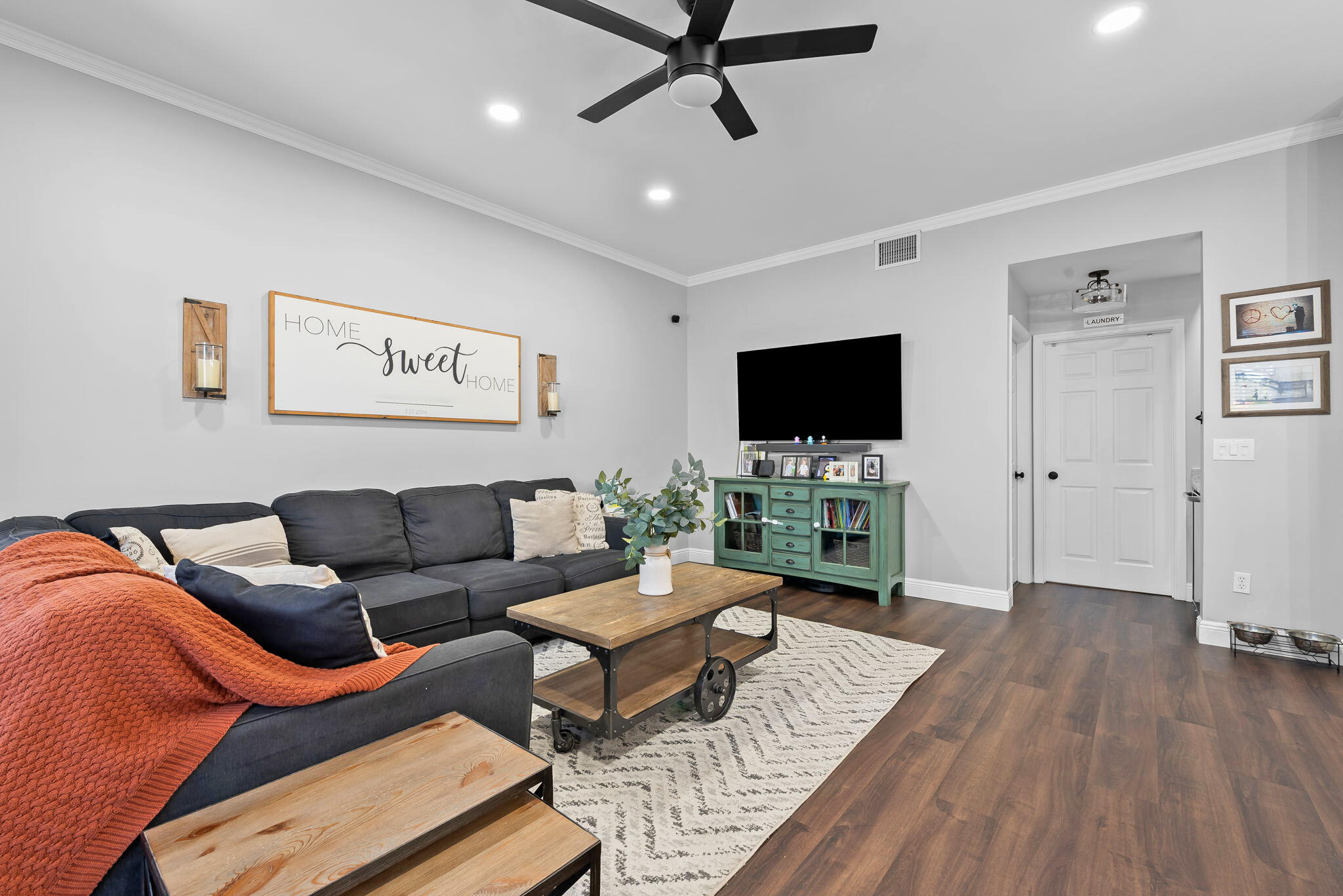 Unwind in the family room