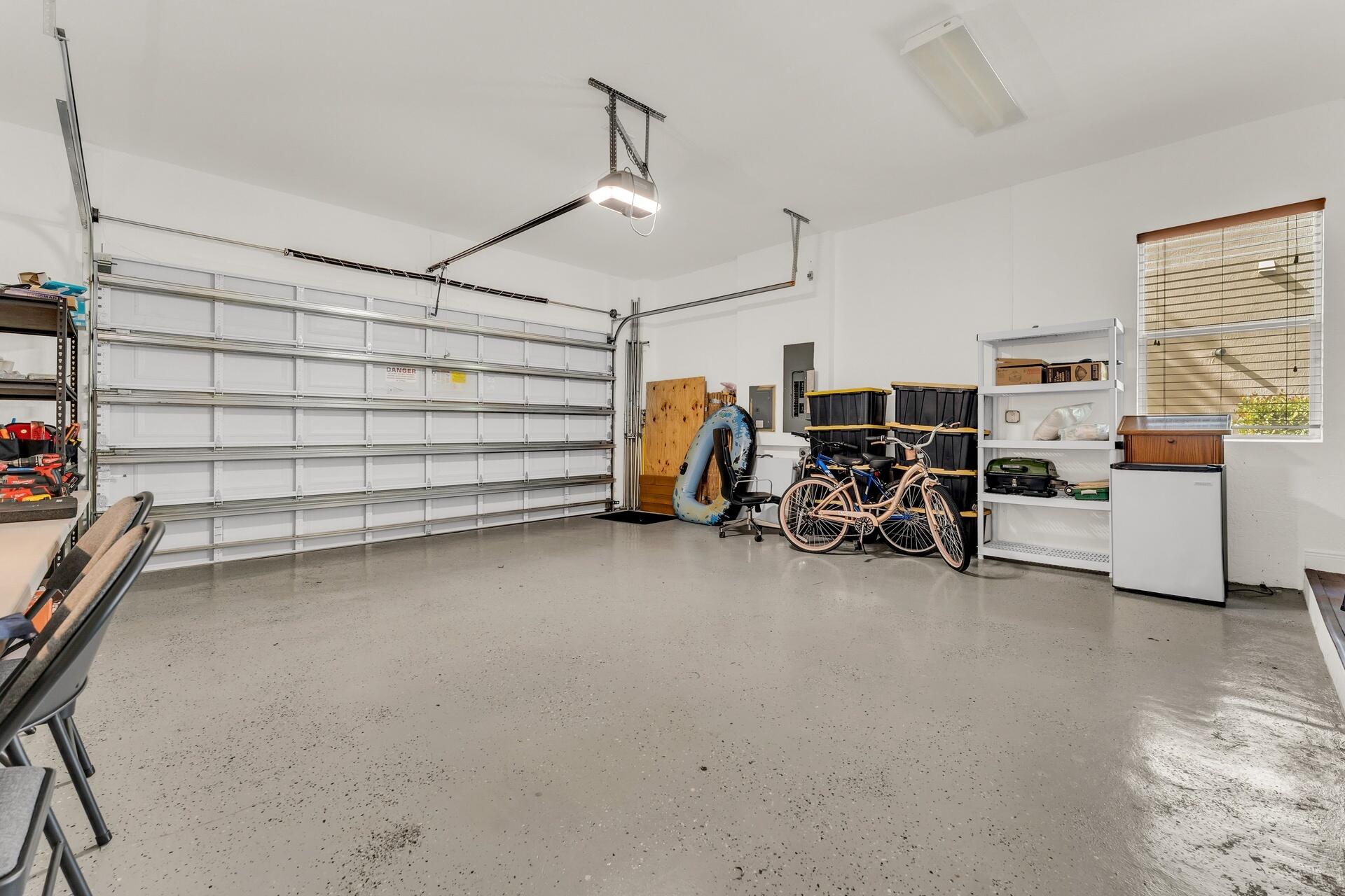 Double Car Oversized Garage.