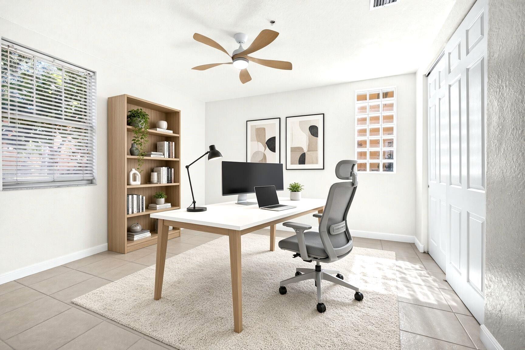 virtual staged office