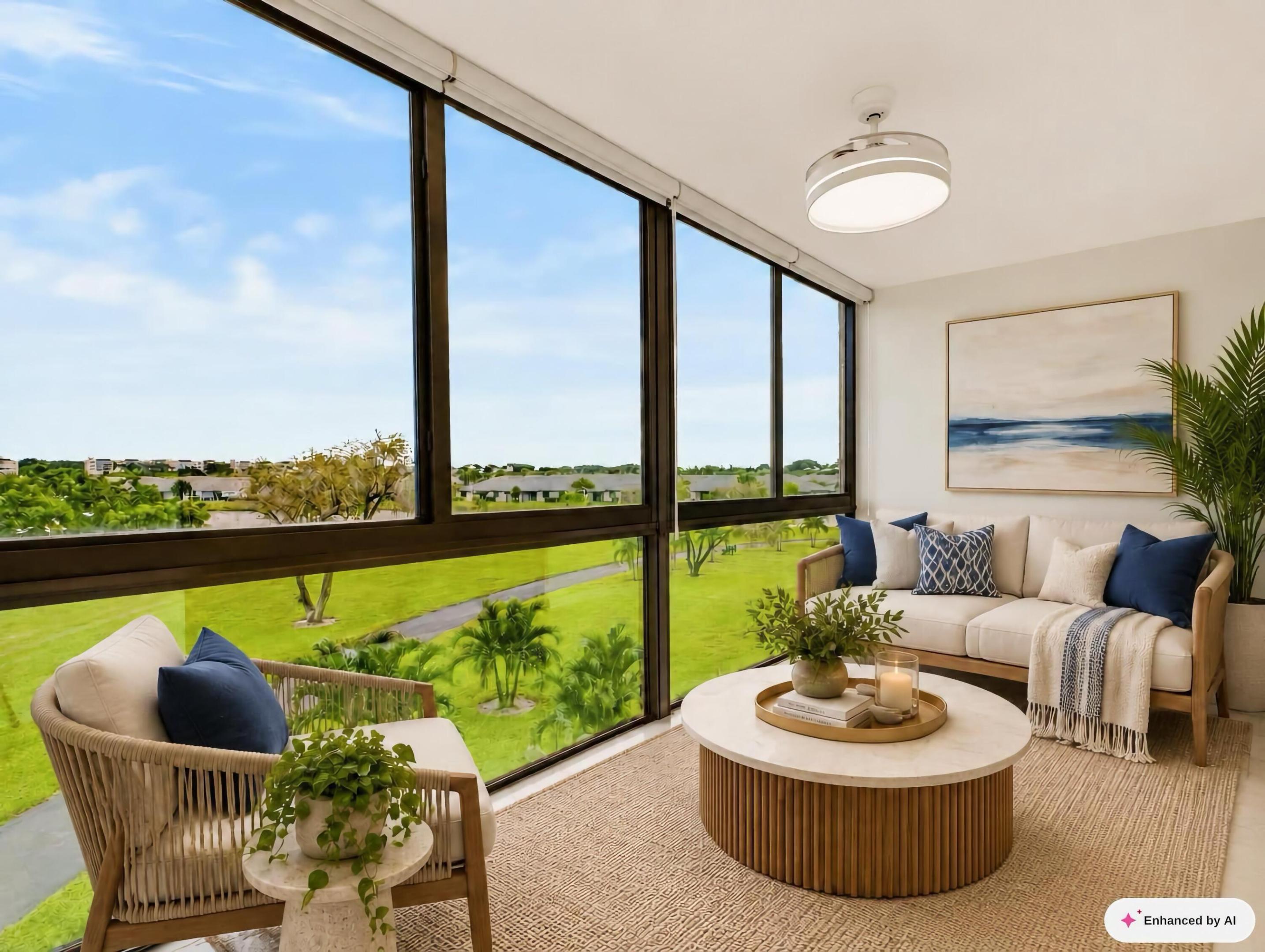 Enclosed Balcony Staged Enclosed Balcony Staged