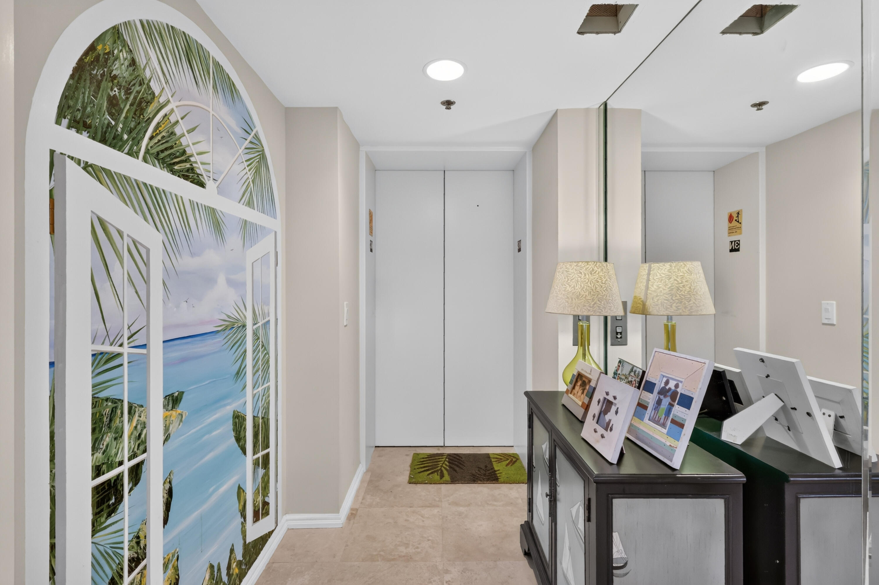 PRIVATE ELEVATOR ENTRANCE