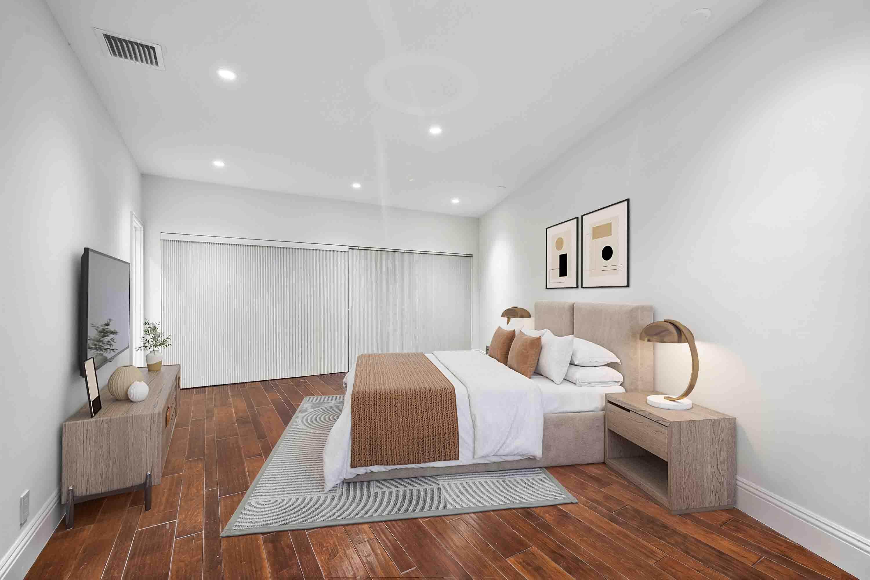 Ensuite Bedroom 3/Digitally Staged
