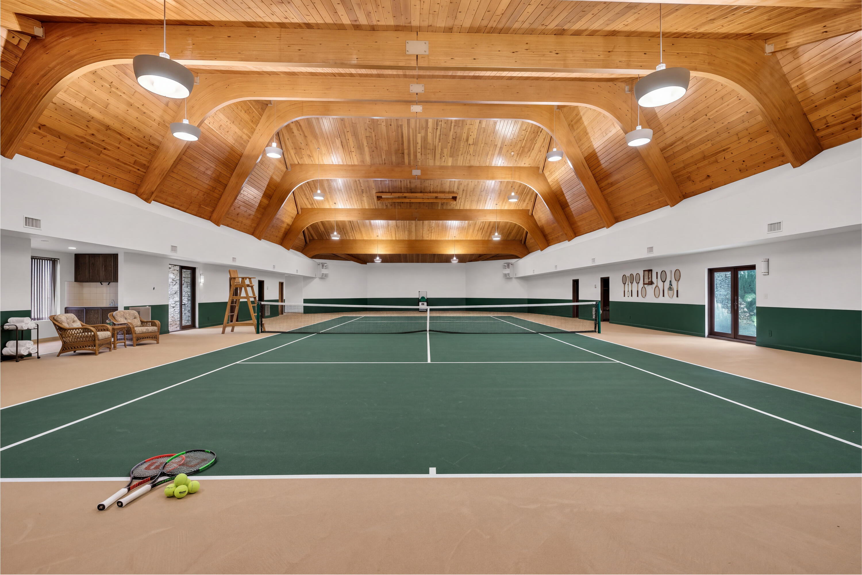 Tennis Court/Digitally Staged