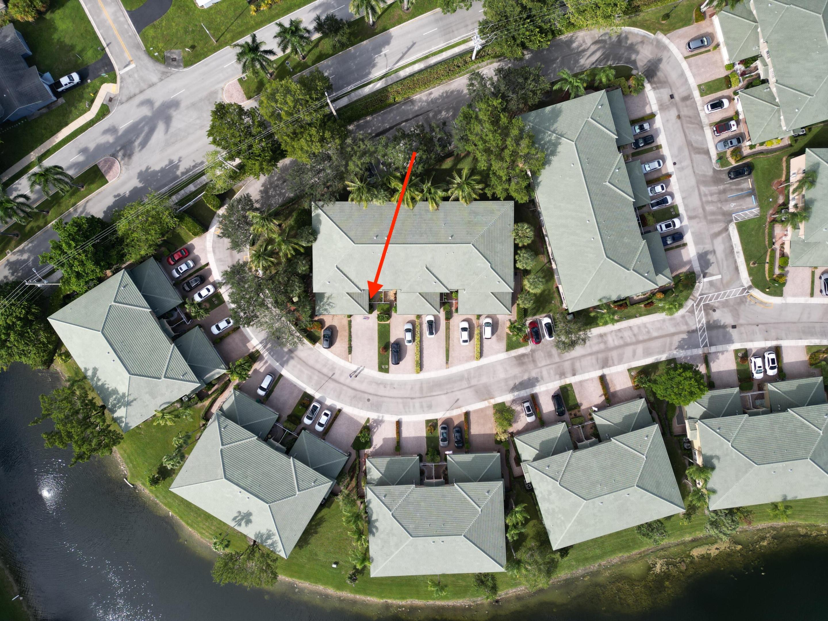 Ariel view of unit