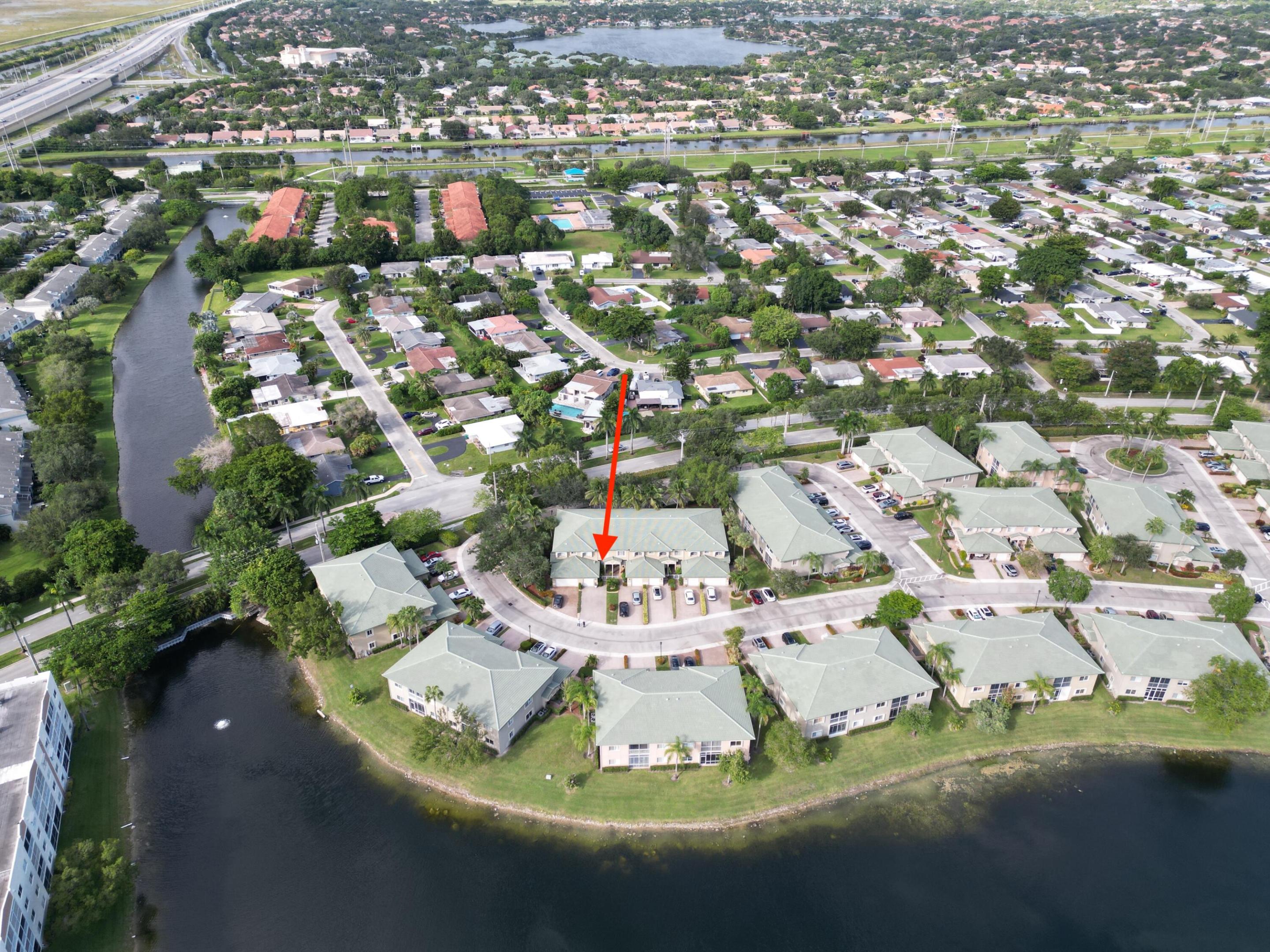 Ariel view of unit