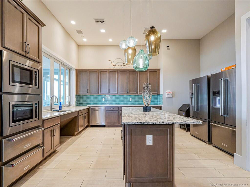 kitchen at clubhouse