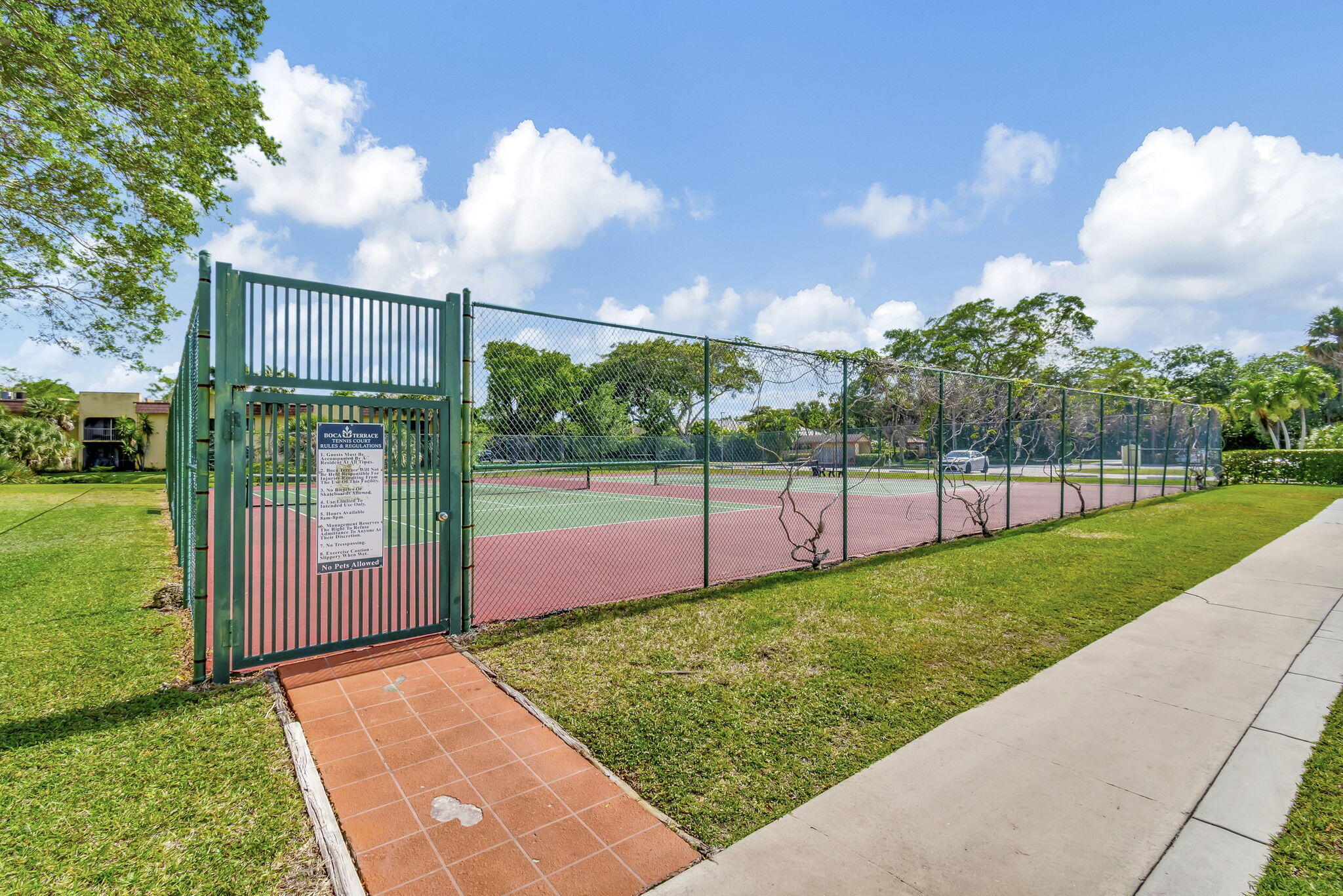 tennis courts