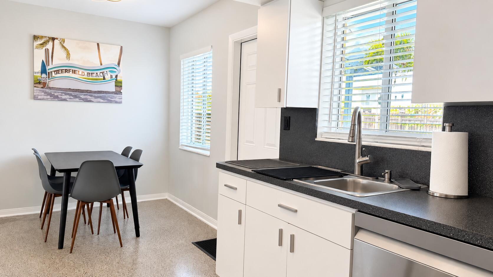 Bright Coastal Kitchen and Dining Nook-2